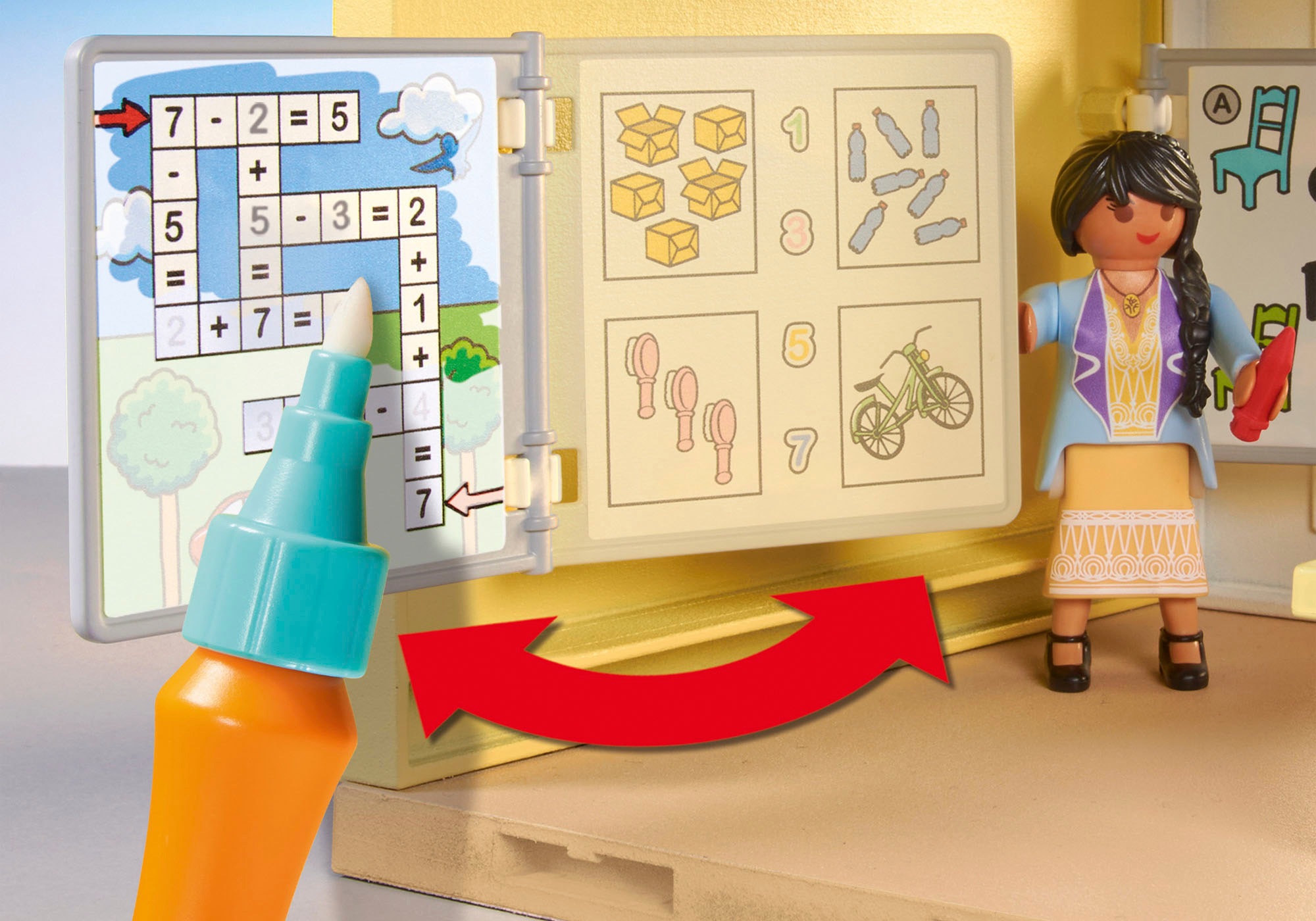 Playmobil® Konstruktions-Spielset »Grosse Schule (71327), City Life«, (282 St.), Made in Germany