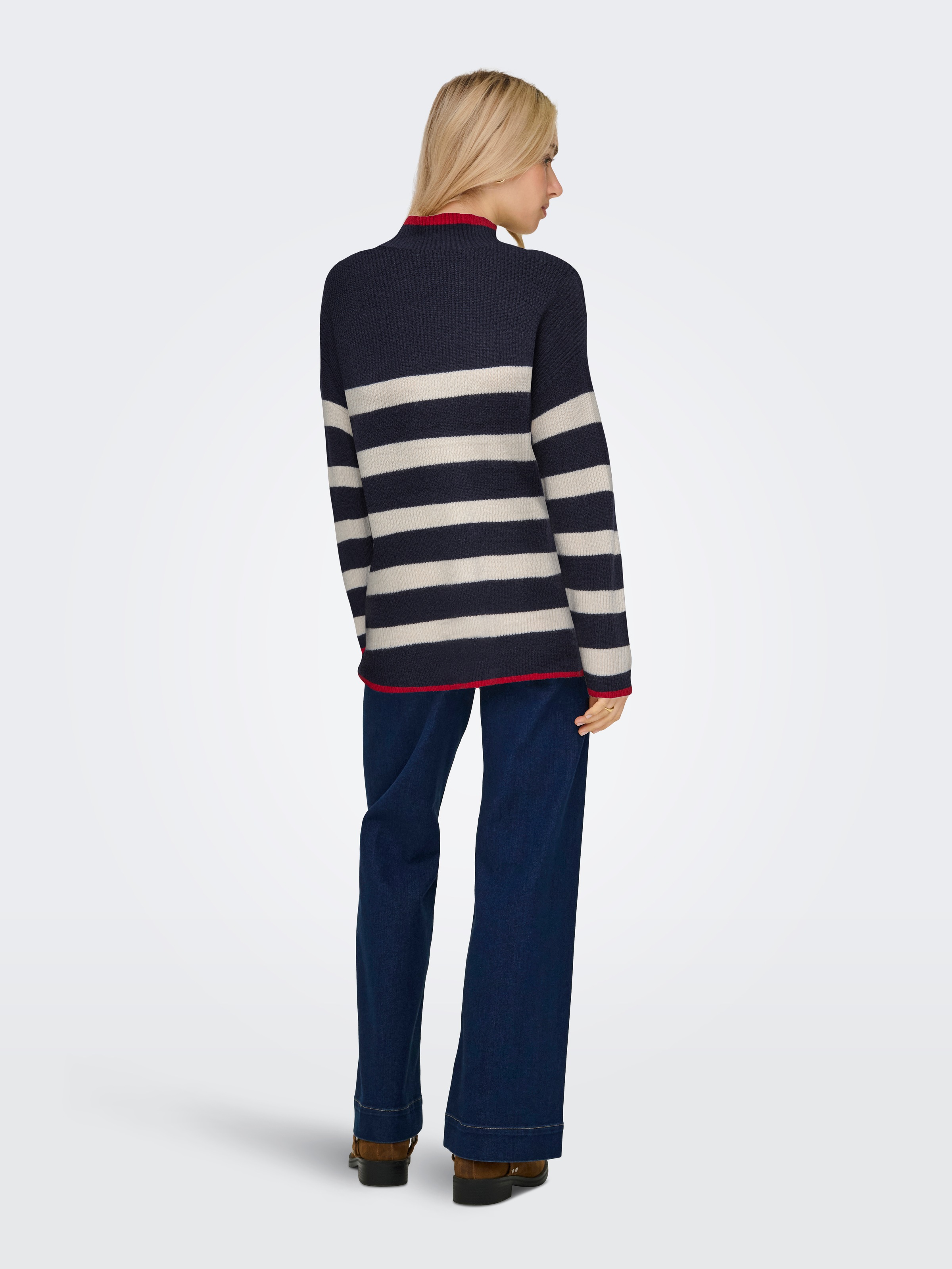 ONLY Pull en tricot »ONLKATIA LS RIB HIGHNECK CC KNT«