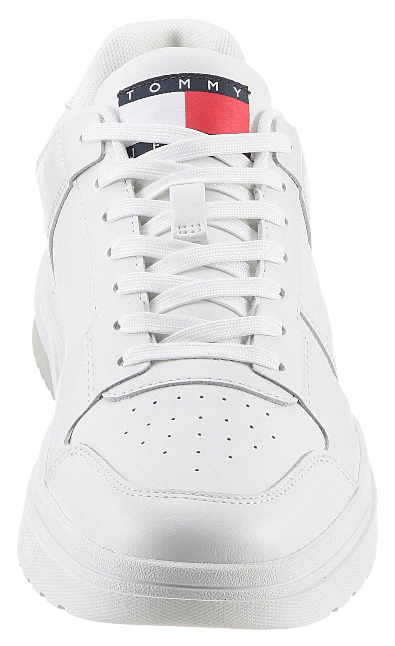 Tommy Jeans Sneaker »TJM LEATHER CUPSOLE 2.0«, im Basket-Street-Style, Freizeitschuh, Halbschuh, Schnürschuh