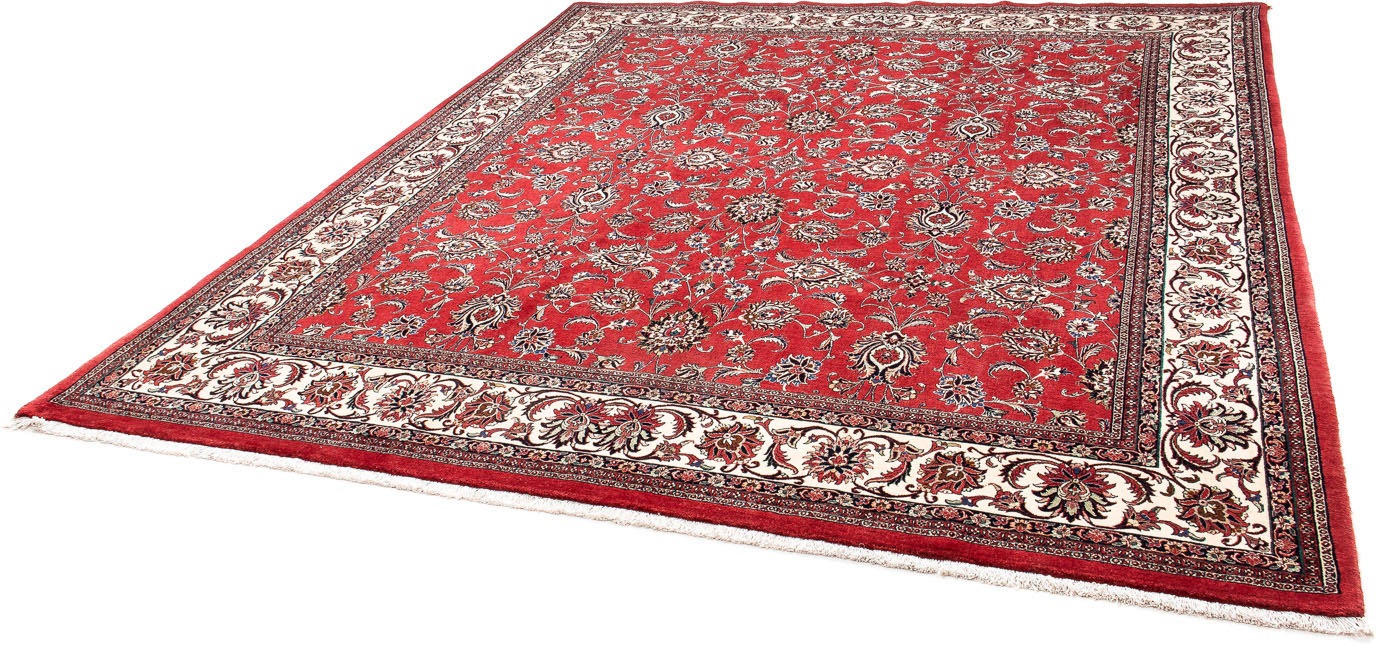 Image of morgenland Orientteppich »Perser - Bidjar - 284 x 241 cm - dunkelrot«, rechteckig, 15 mm Höhe, Wohnzimmer, Handgeknüpft, Einzelstück mit Zertifikat bei Ackermann Versand Schweiz