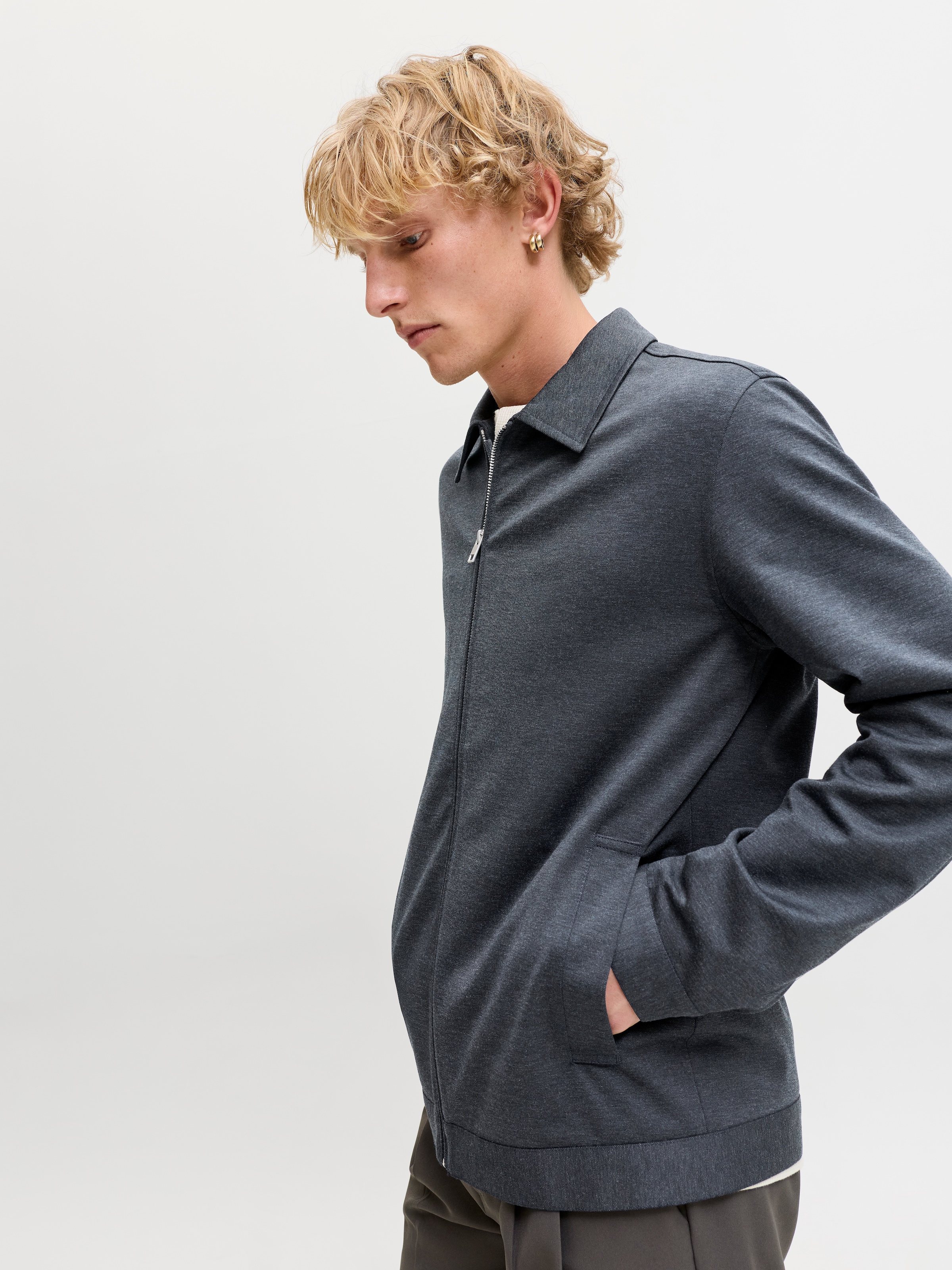 Jack & Jones Jerseysakko »JPRMARTIN JERSEY HYBRID BLAZER SN« Materialmix, slim fit