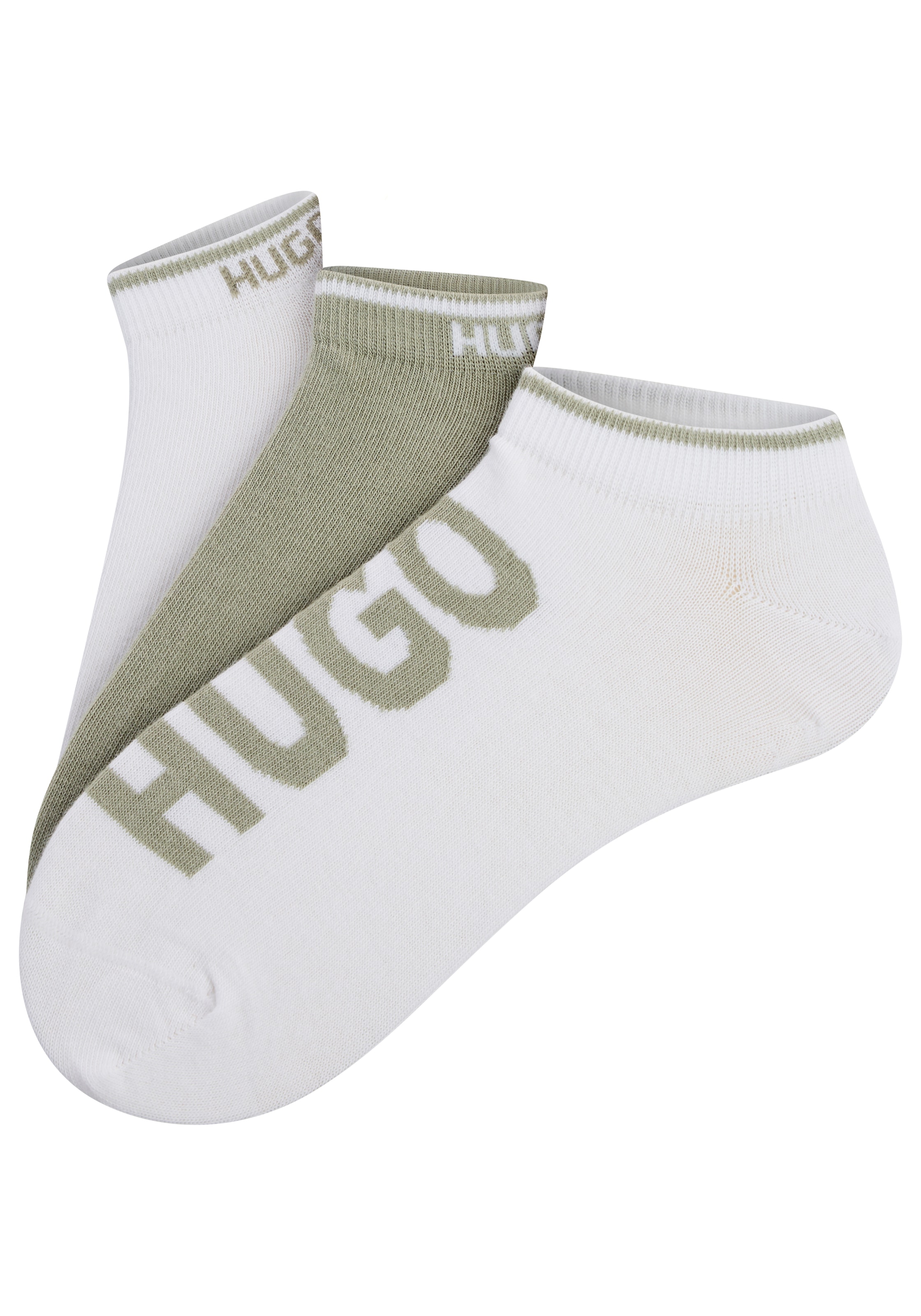 HUGO Underwear Chaussettes de baskets »3P AS LOGO CC« 3 Couple tlg. avec détails logo