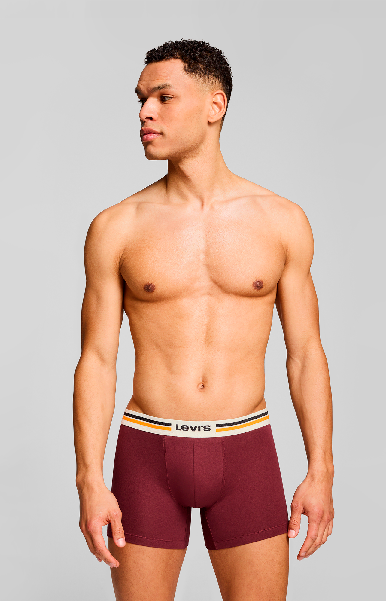 Levi's® Boxershorts »LEVIS MEN PL SPW LOGO BOXER BRIEF ORG 2P« 2er Pack,  mit breitem Logobund