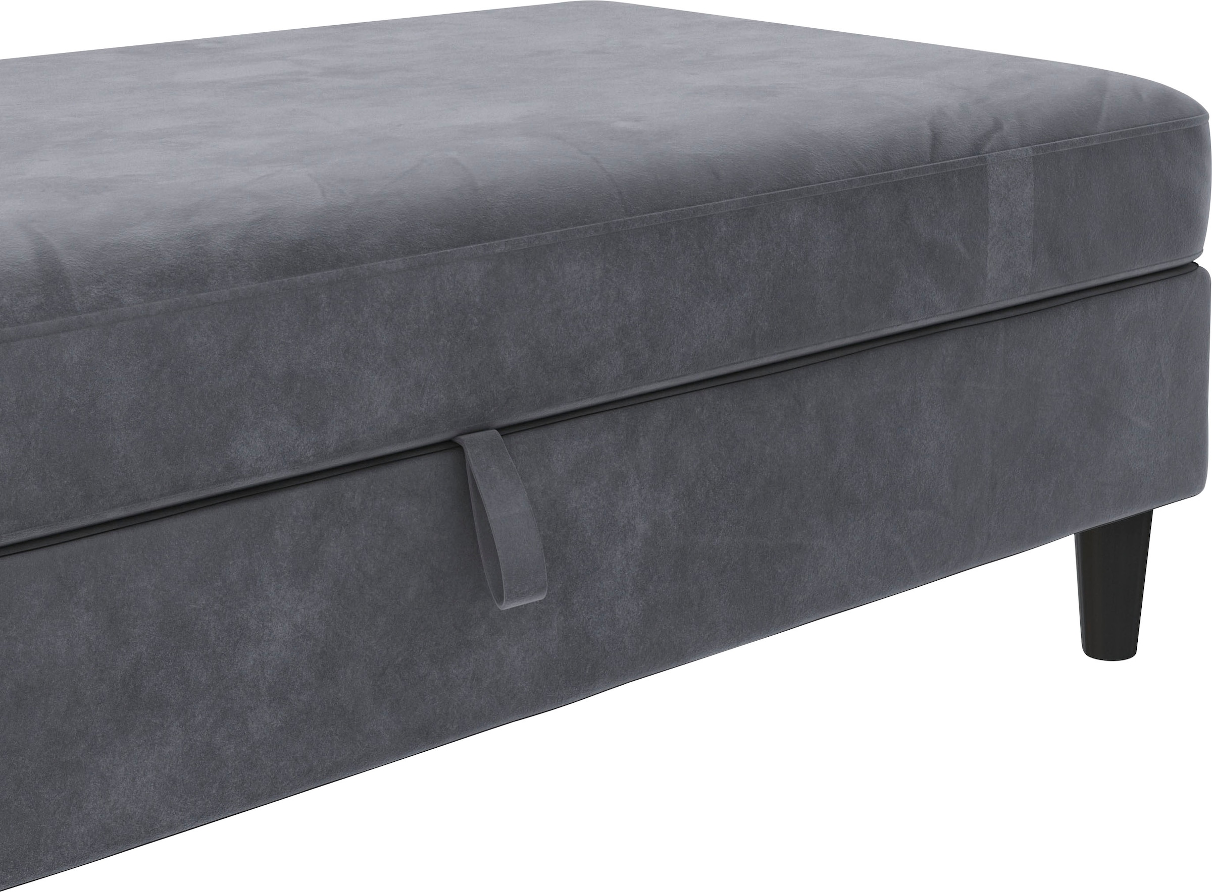 Dorel Home Stauraumhocker »Hartford« Polsterhocker mit Stauraum, frei im Raum stellbar, Sitzhöhe 43 cm