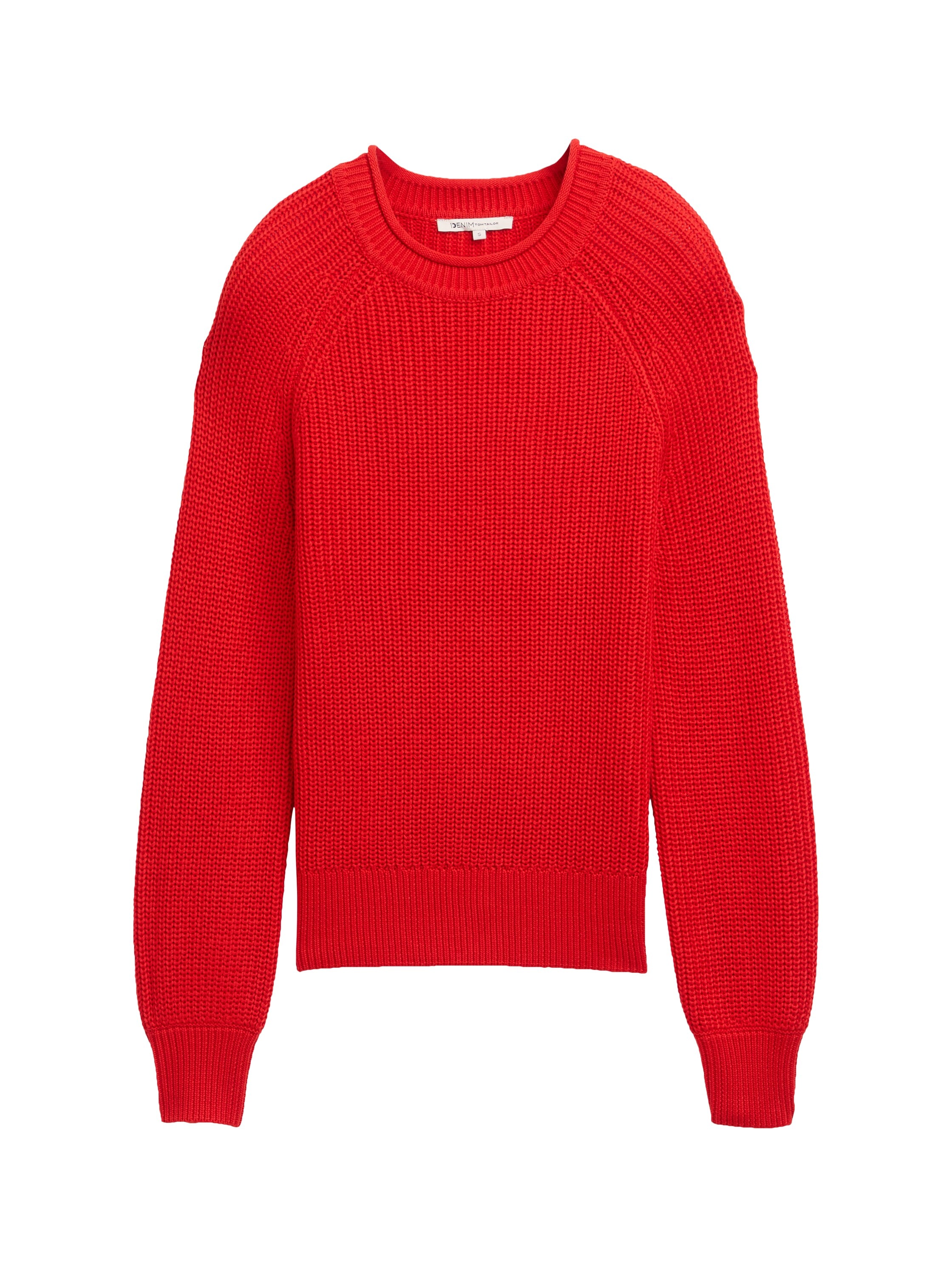 TOM TAILOR Denim Strickpullover, mit Strick-Struktur
