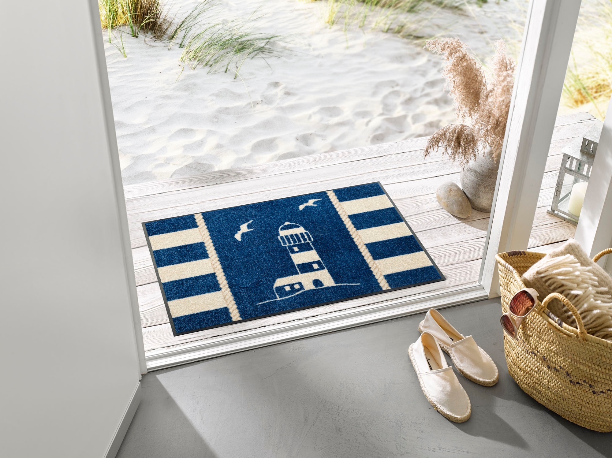 wash+dry by Kleen-Tex Tapis de sol »Sea View« Rectangulaire 7 mm Höhe