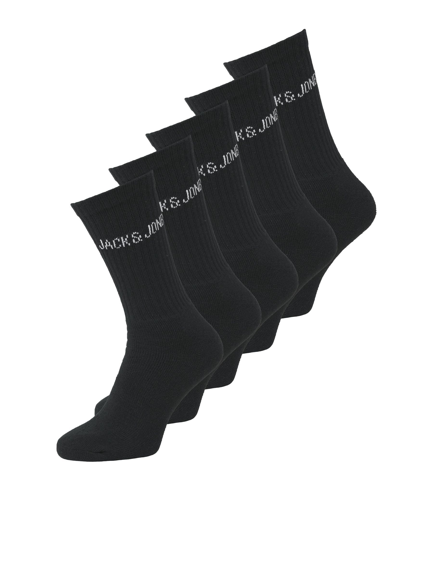 Jack & Jones Tennissocken »JACREGEN TENNIS SOCK 5 PACK NOOS«, (Packung, 5 Paar), mit Stretchanteil