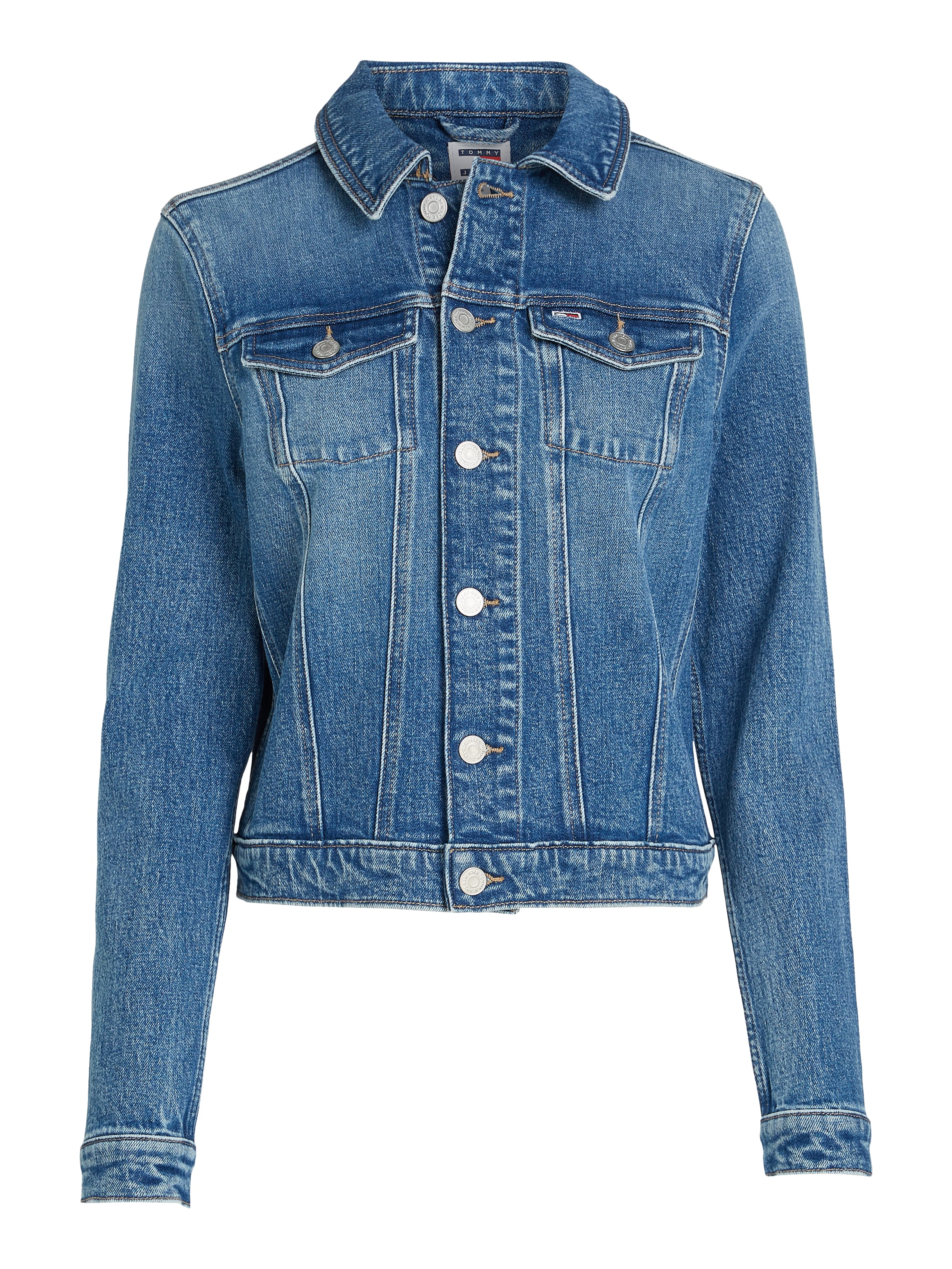 Tommy Jeans Jeansjacke »VIVIANNE SKN JACKET CH8132«, mit Tommy Jeans Markenlabel