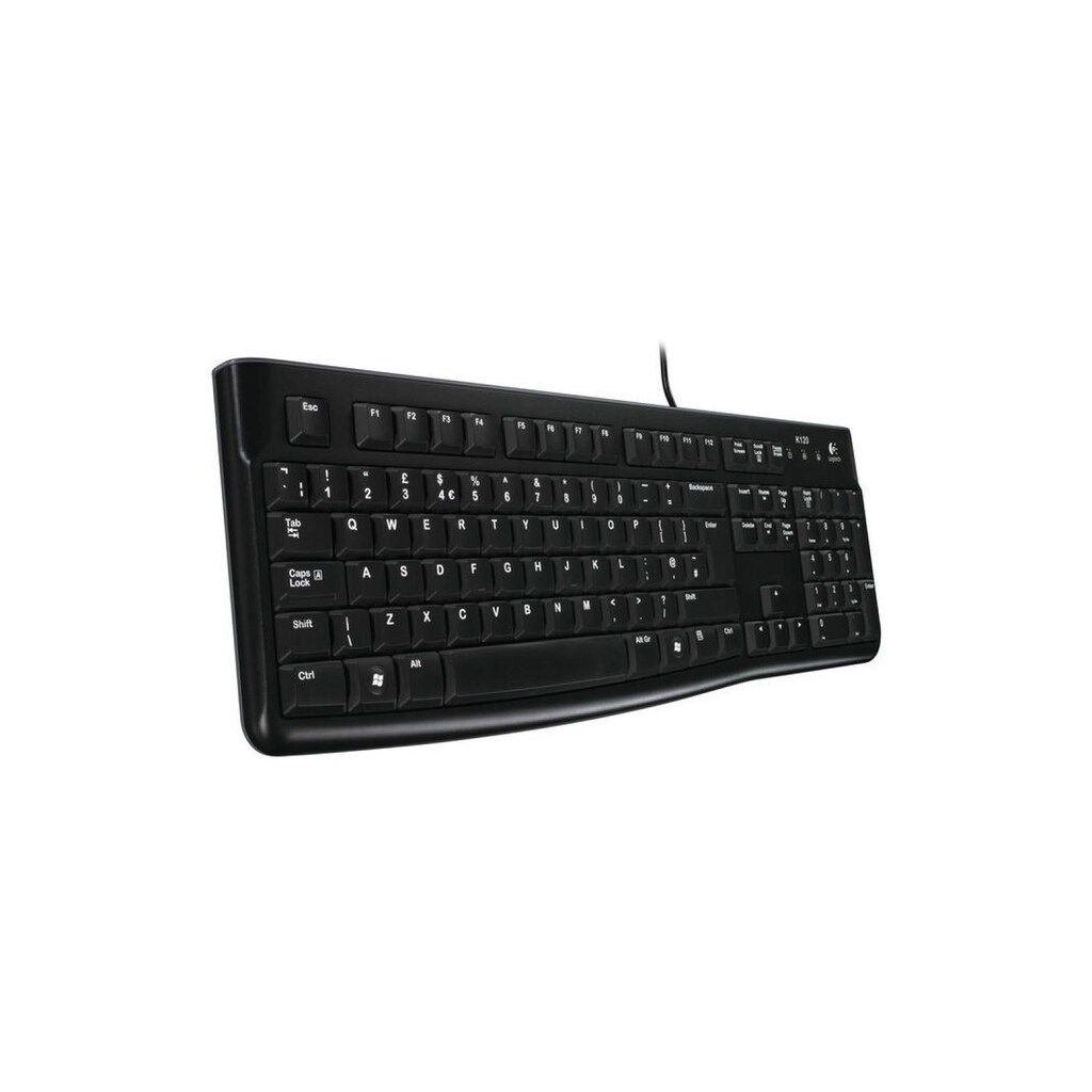 Logitech PC-Tastatur »K120 CH-Layout«, (Ziffernblock)