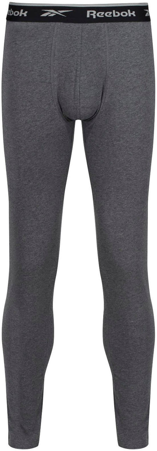 Reebok Caleçon long »JOHNY« basic, lang, atmungsaktiv, mit Logo, breiter Bund, Baumwollmix