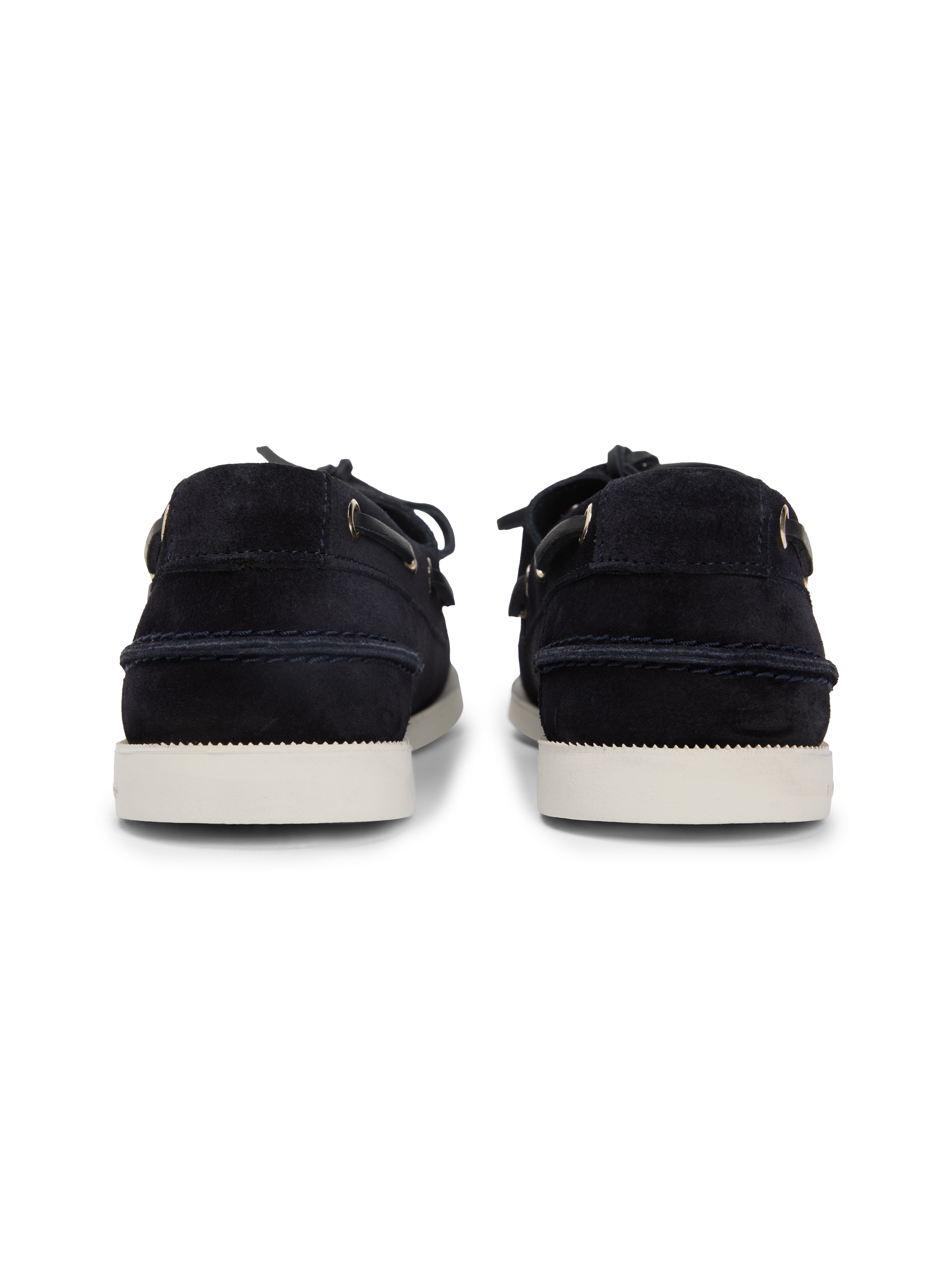 Tommy Hilfiger Bottes »HILFIGER SUEDE BOAT SHOE«  Chaussure décontractée, chaussure basse, à lacets avec œillets mode