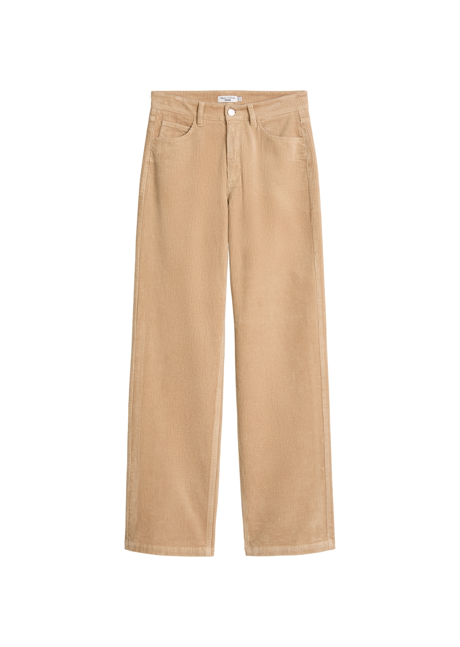 Marc O'Polo DENIM Pantalon en velours côtelé  Modèle Tomma large en coton biologique stretch