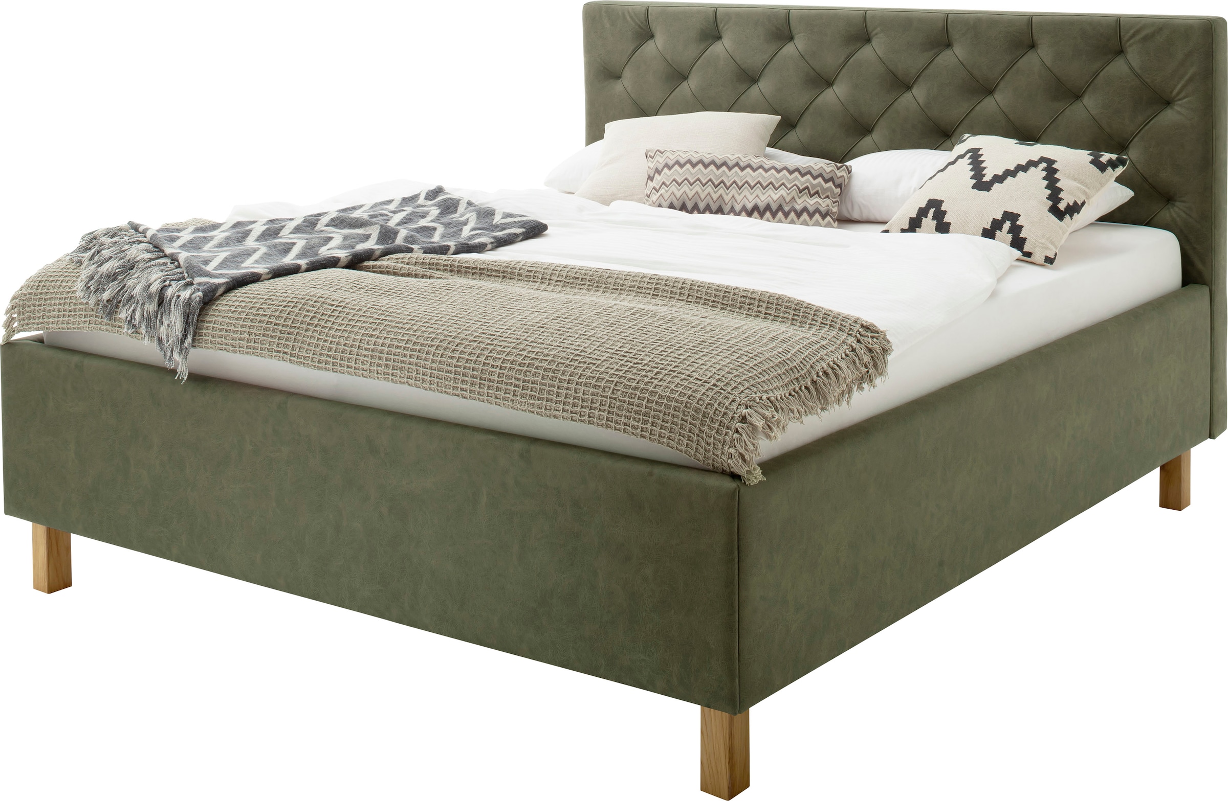 meise.möbel Lit rembourré »San Remo« mit Bettkasten