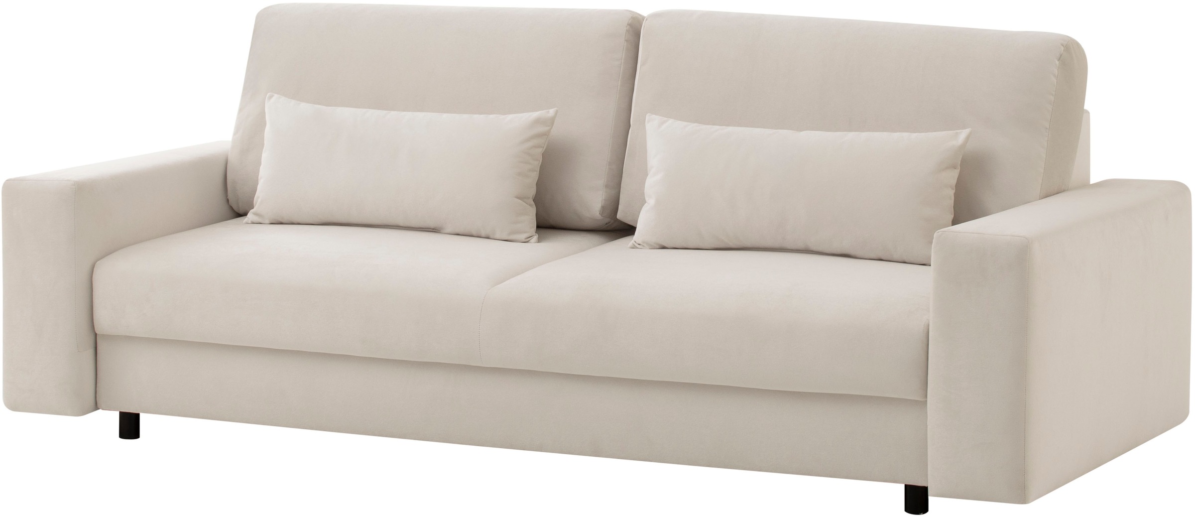 LeGer Home by Lena Gercke Schlafsofa »Imoga, Polster mit Schlaffunktion, 3-Sitzer Sofa, Couch mit Bettkasten«, in modernen Farben und Stoffen, Bettfunktion, Liegefläche: 200x150 cm