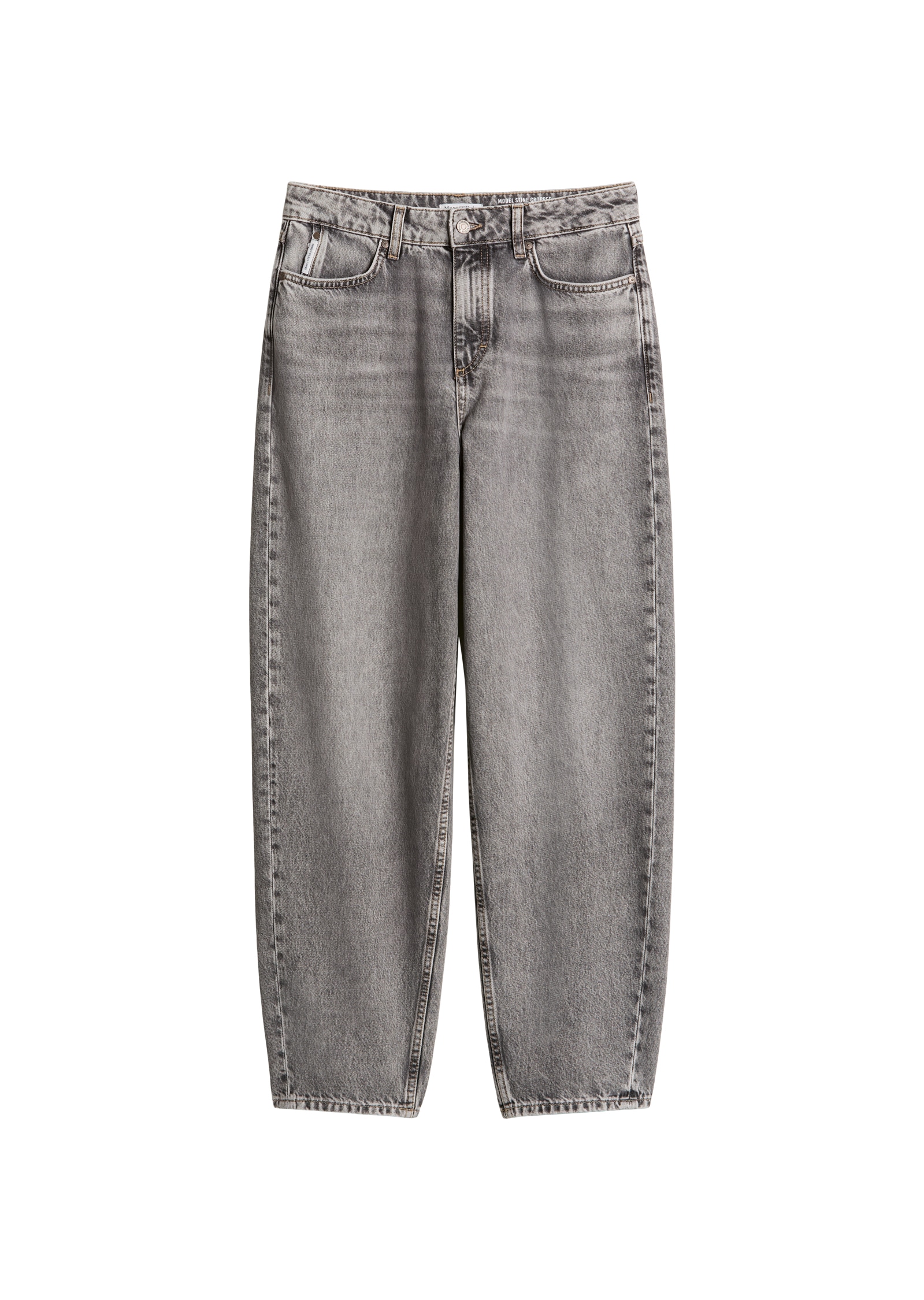 Marc O'Polo DENIM Jeans à 5 poches modèle Stine barrel cropped en coton pur