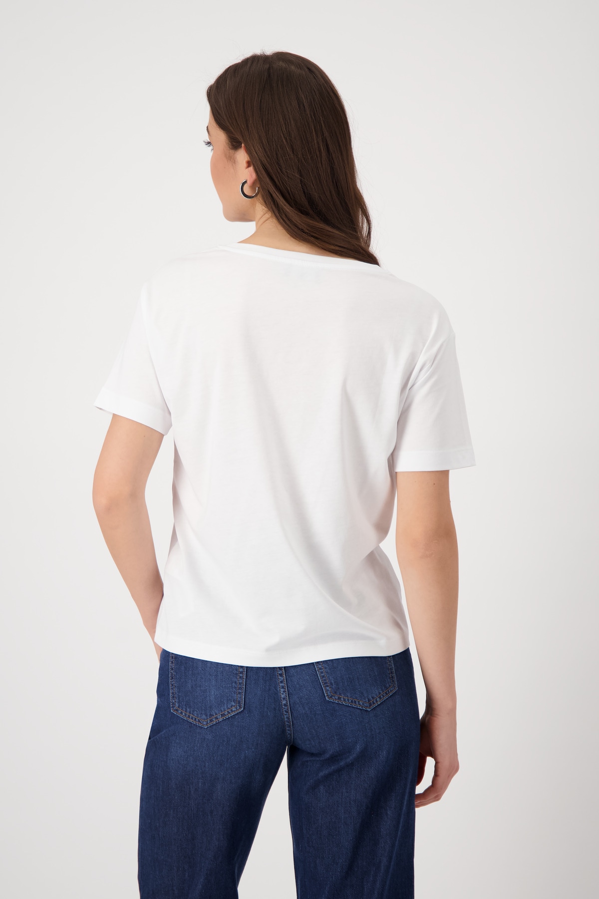 Monari Rundhalsshirt, mit Frontprint