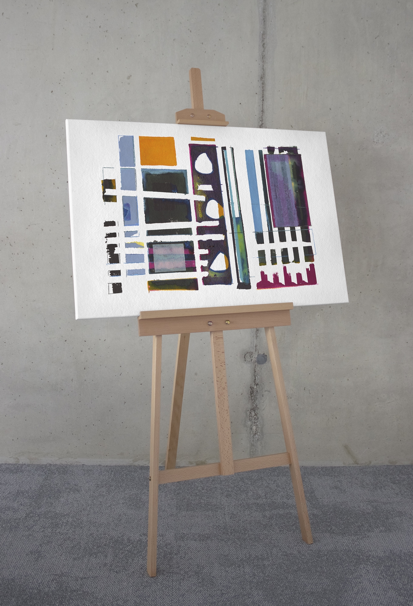 Komar Leinwandbild »Difficult Puzzle - Grösse 60 x 90 cm« Natur 1 Stk. tlg. Keilrahmenbild mi Echtholzrahmen