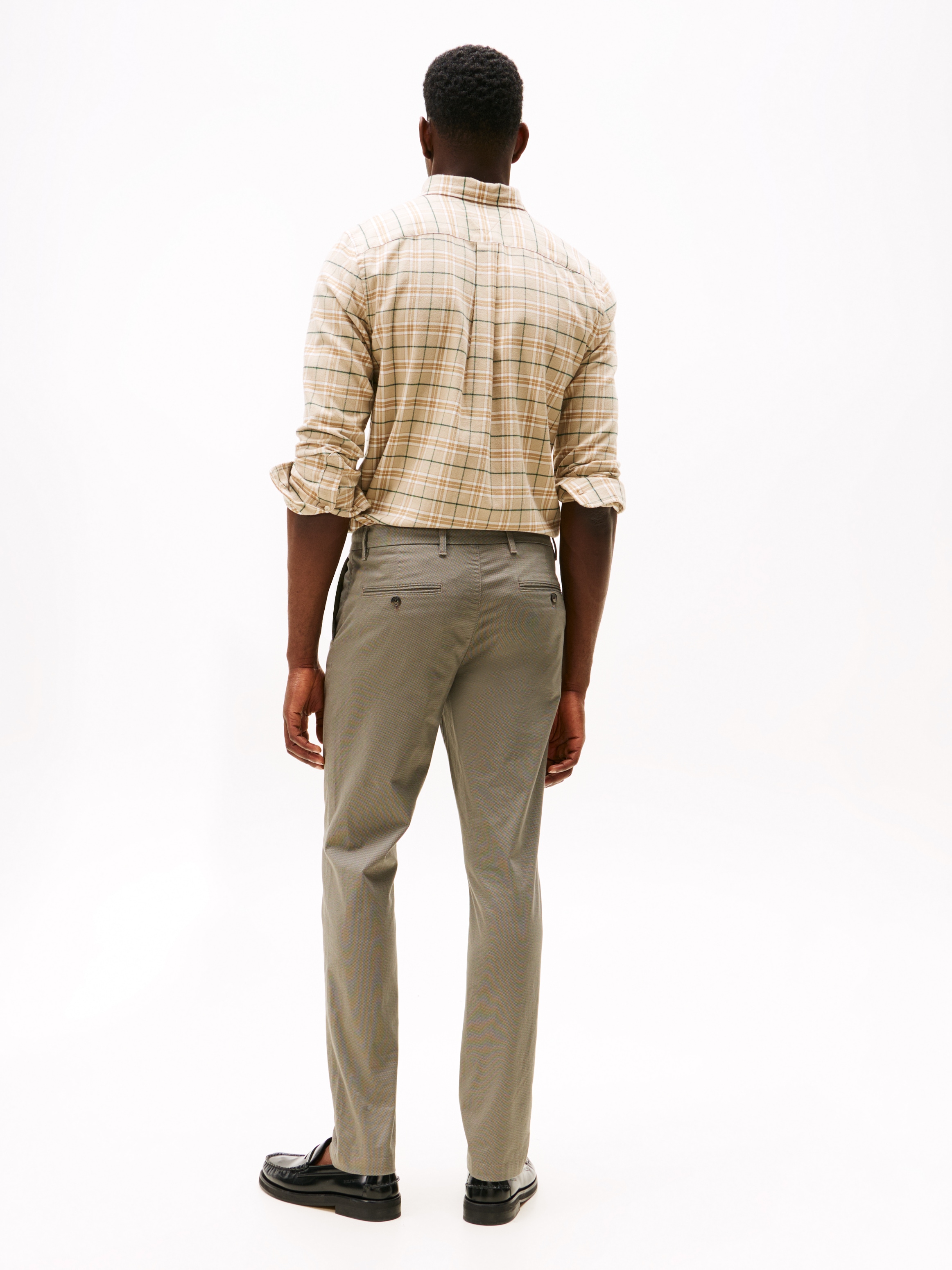 Tommy Hilfiger Chinohose »BLEECKER PRINTED ST«, Slim Fit, strukturierte Qualität