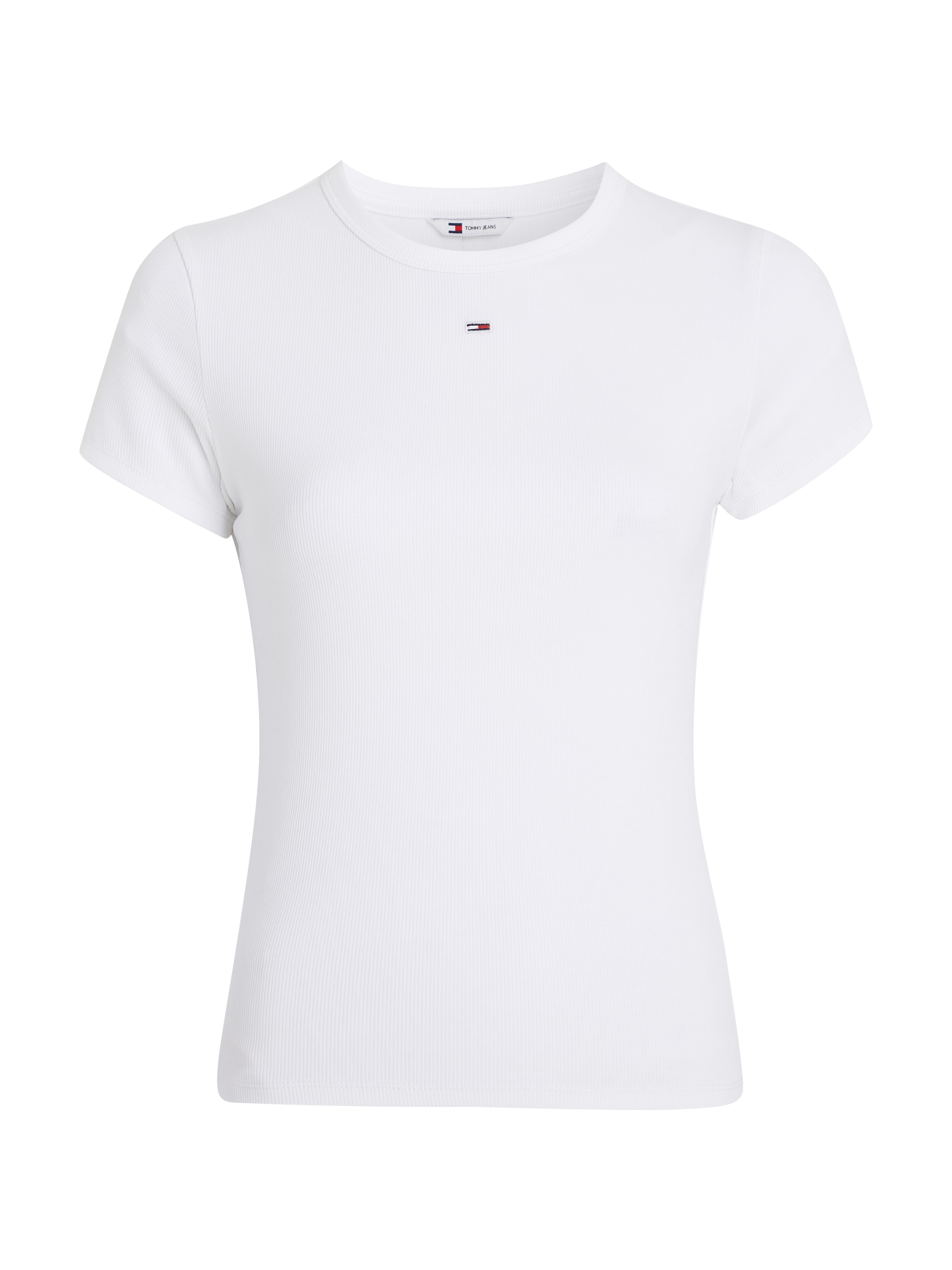 Tommy Jeans Curve T-Shirt »Slim Essential Rib«, Grosse Grössen