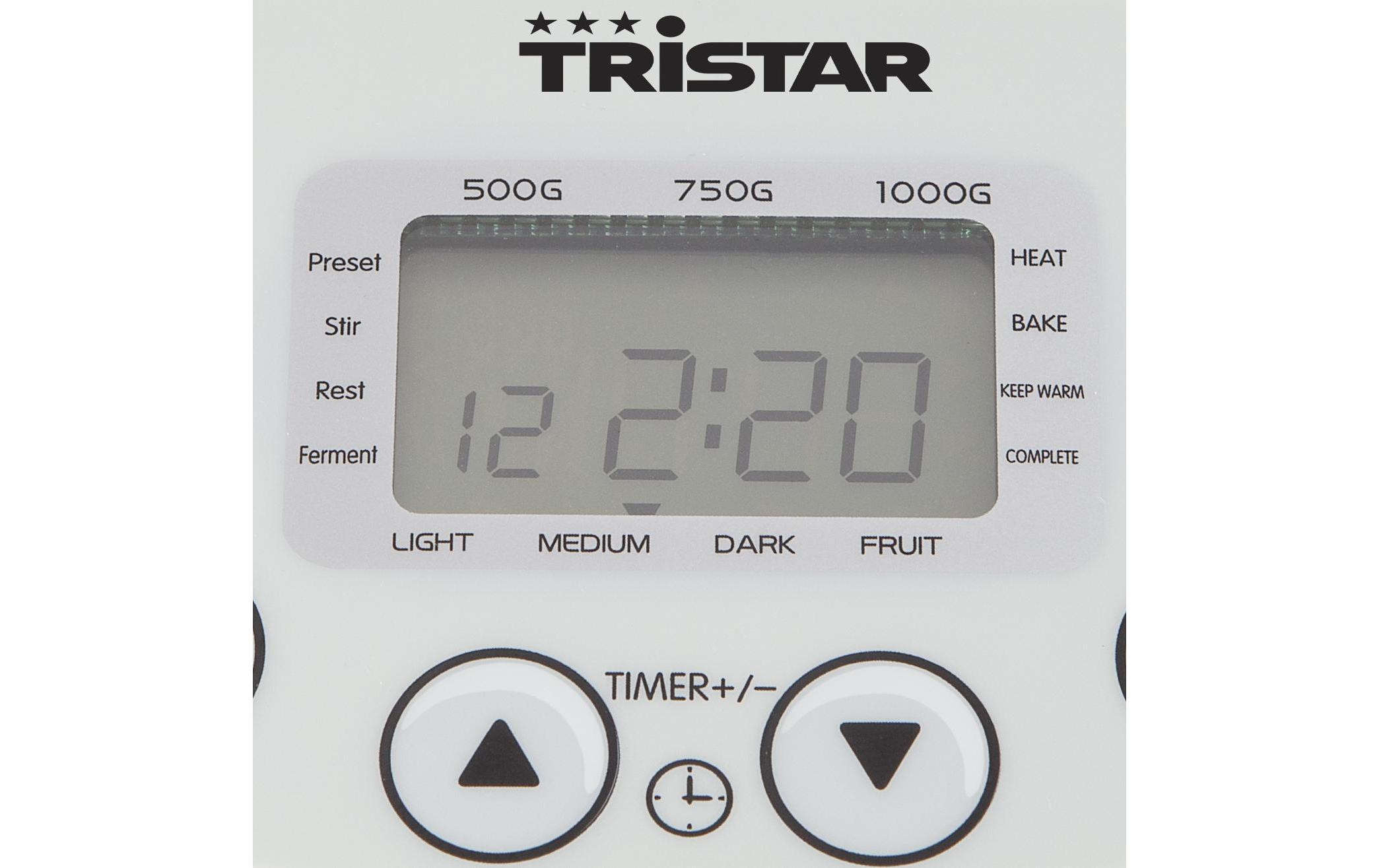 Tristar Brotbackautomat »BM-4586 Weiss«, 19 Programme, 550 W
