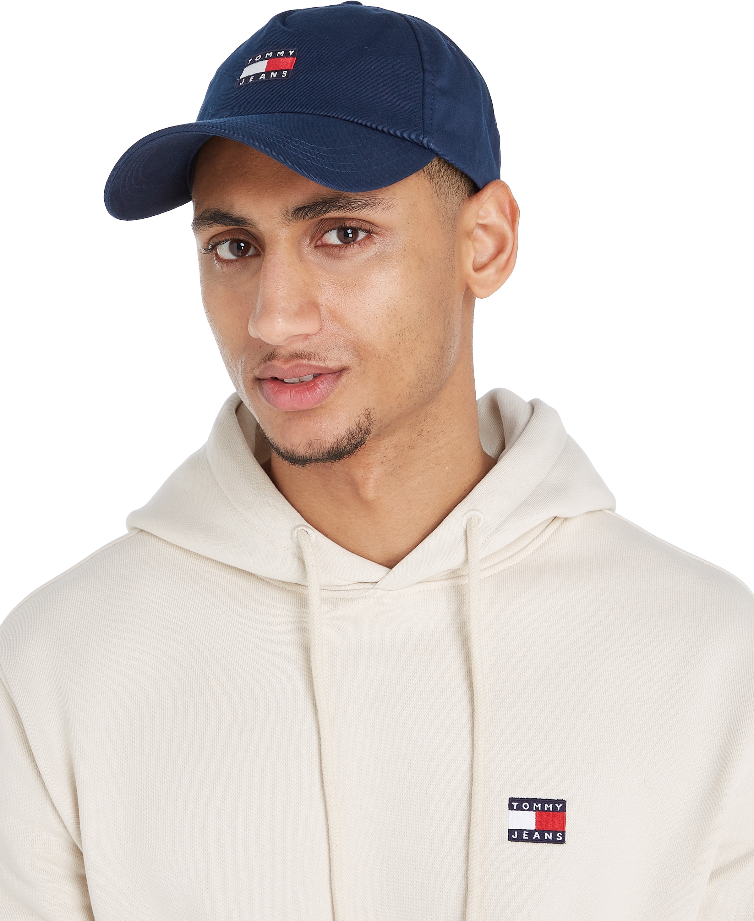 Tommy Jeans Casquette de baseball »TJM HERITAGE CORE CAP« fermeture clip unisexe, grande broderie logo,