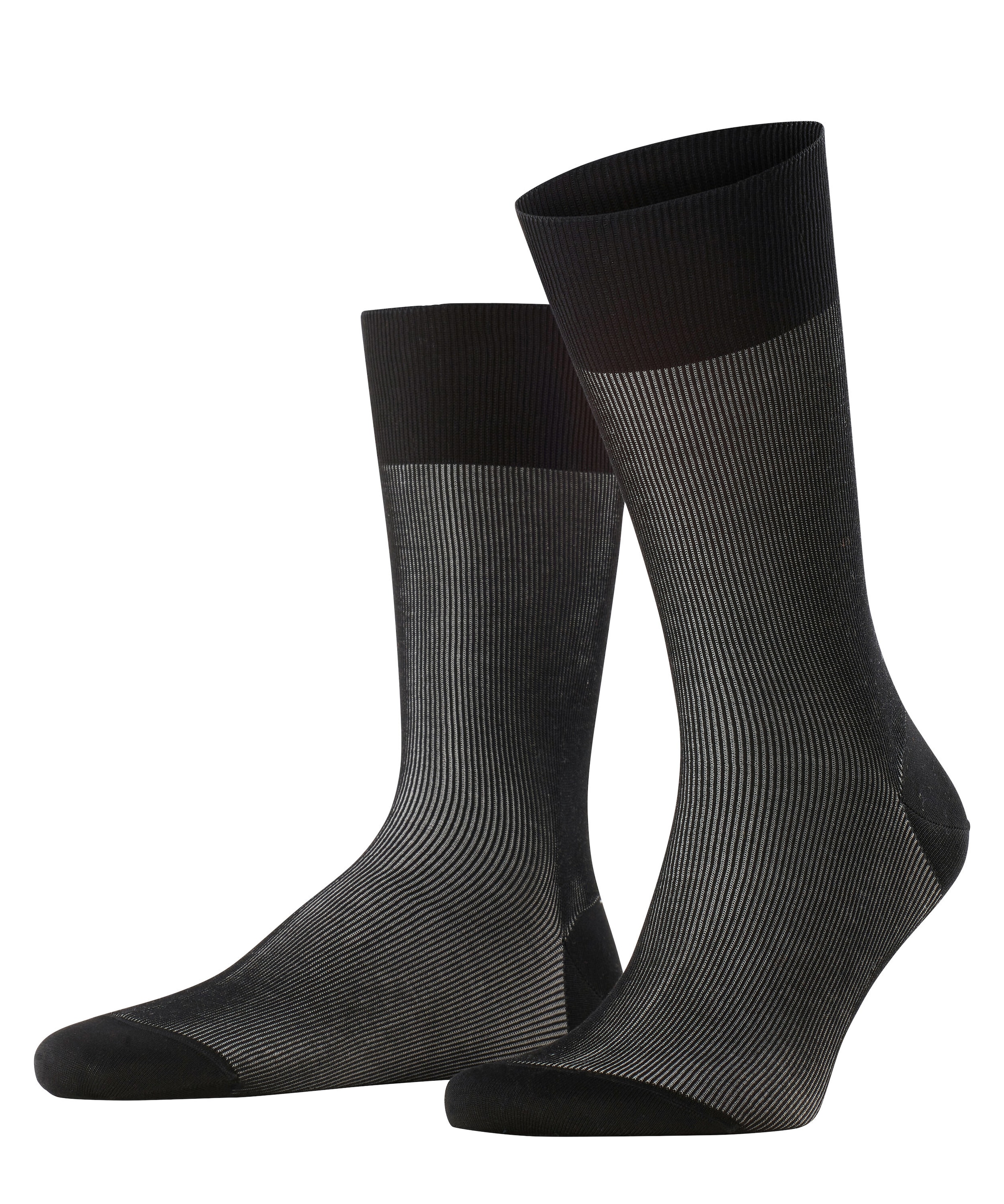 FALKE Socken »Fine Shadow« mit feiner, zweifarbiger Struktur, aus merzerisierter Baumwolle