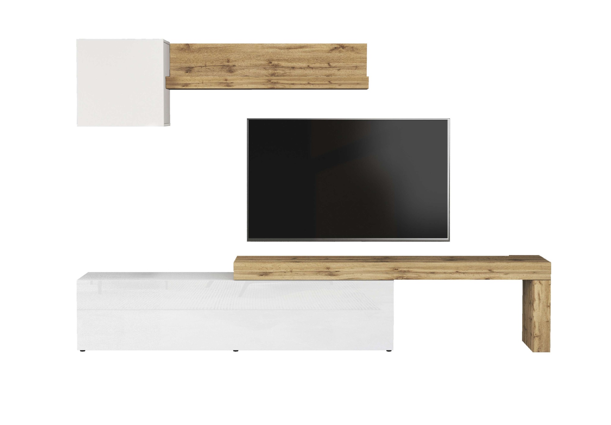 INOSIGN TV-Wand »Chronos TV-Set, Wohnwand – Elemente frei platzierbar, Made in Italy« Set, 3-er set, 3 Stk. tlg.