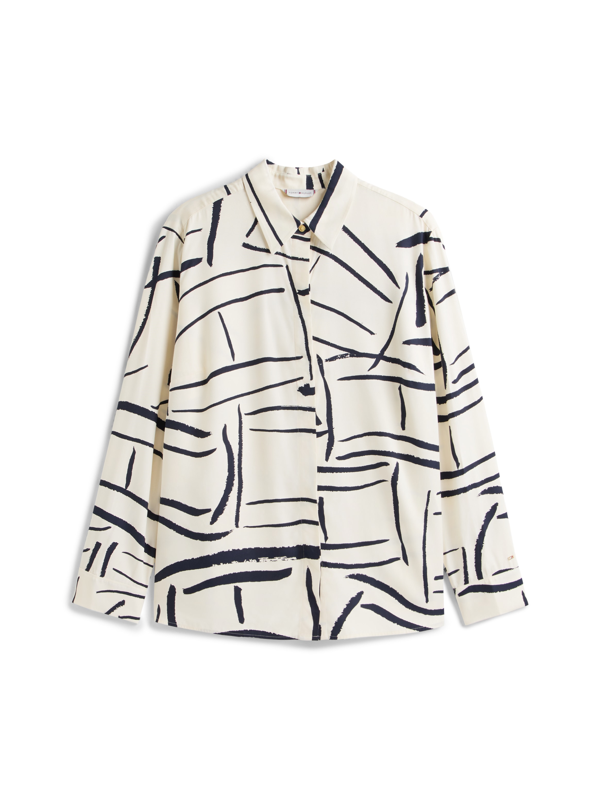 Tommy Hilfiger Curve Blouse chemise »CRV VIS TWILL BUTTON UP SHIRT« in grossen Grössen