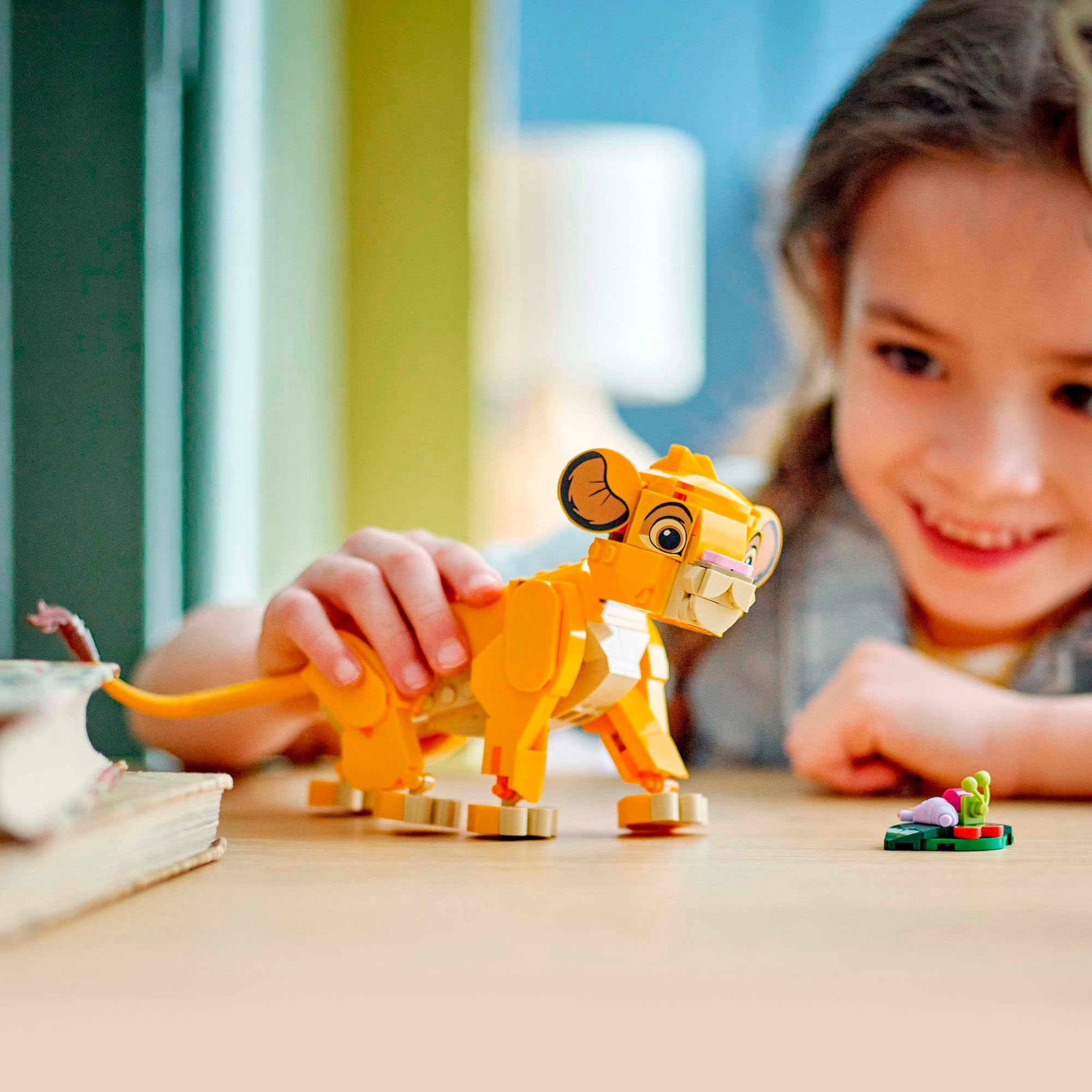 LEGO® Konstruktionsspielsteine »Simba, das Löwenjunge des Königs (43243), LEGO Disney Classic« Made in Europe