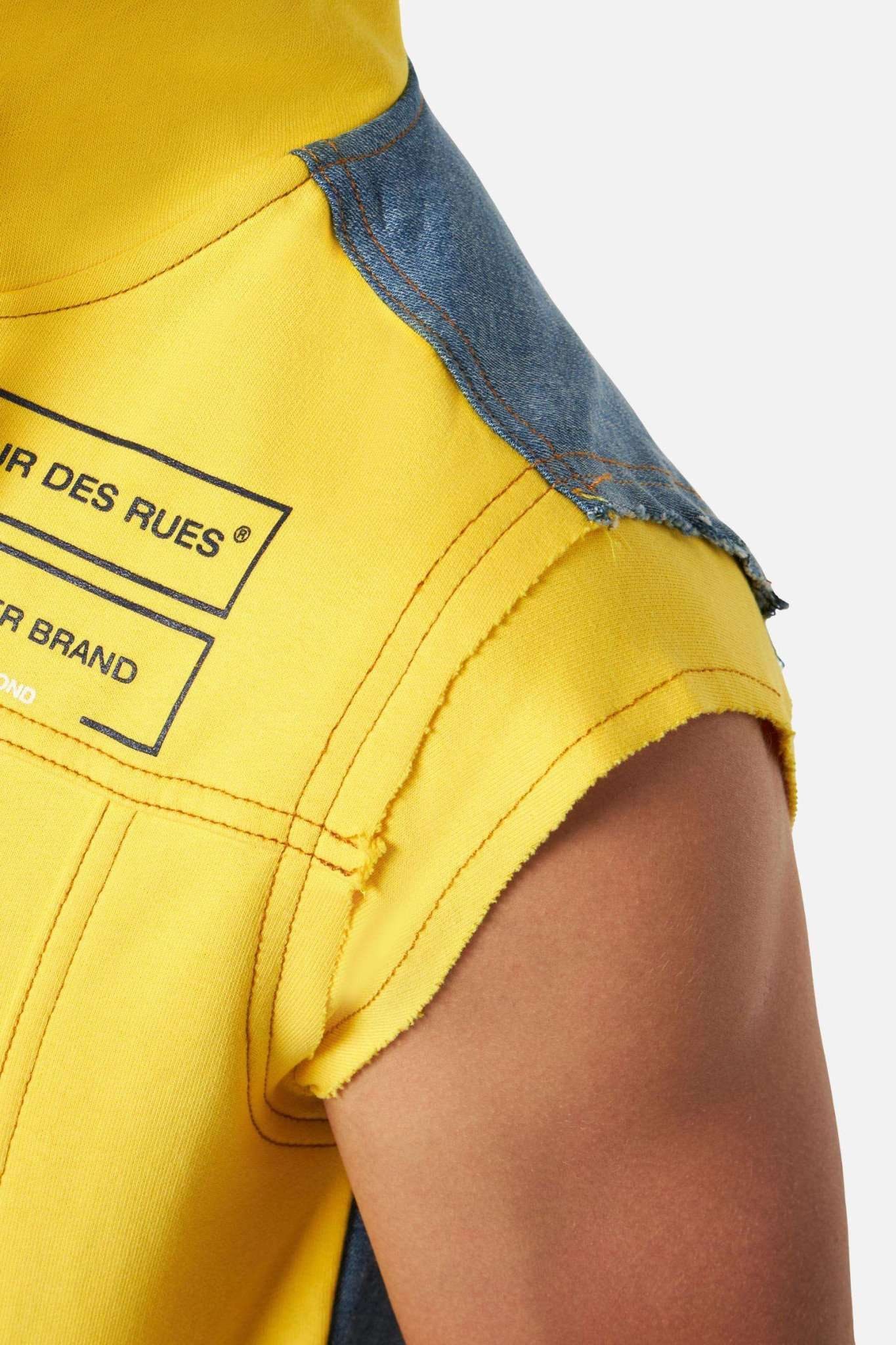 BOXEUR DES RUES Sweatjacke »Sweatshirts Mixed Fabric Sleeveless«