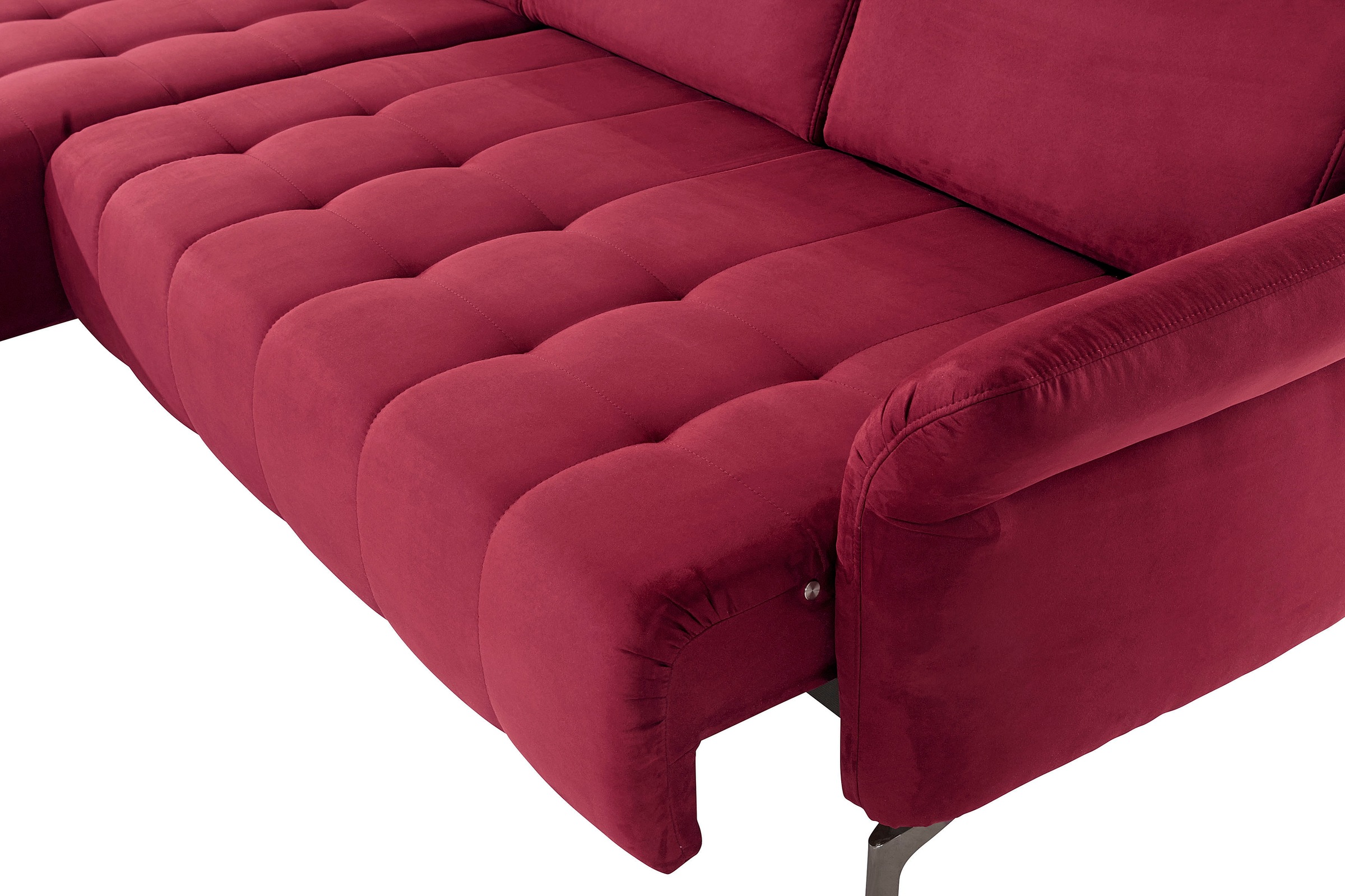 INOSIGN Ecksofa »Fresh L-Form« Federkern, wahlweise Kopfteilverstellung und motorischer Vorziehsitz