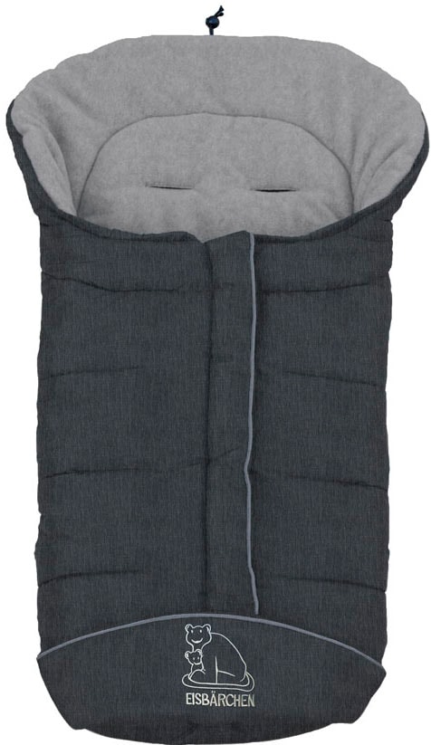 Heitmann Felle Fusssack »Eisbärchen - Winterfusssack Copy Fleece«, mit Fleecefutter, Mumienform möglich, für Kinderwagen, waschbar