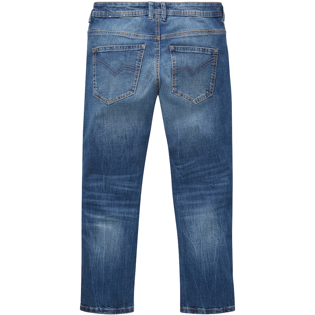 TOM TAILOR 5-Pocket-Jeans, mit coolen Ziernähten an den Gesässtaschen