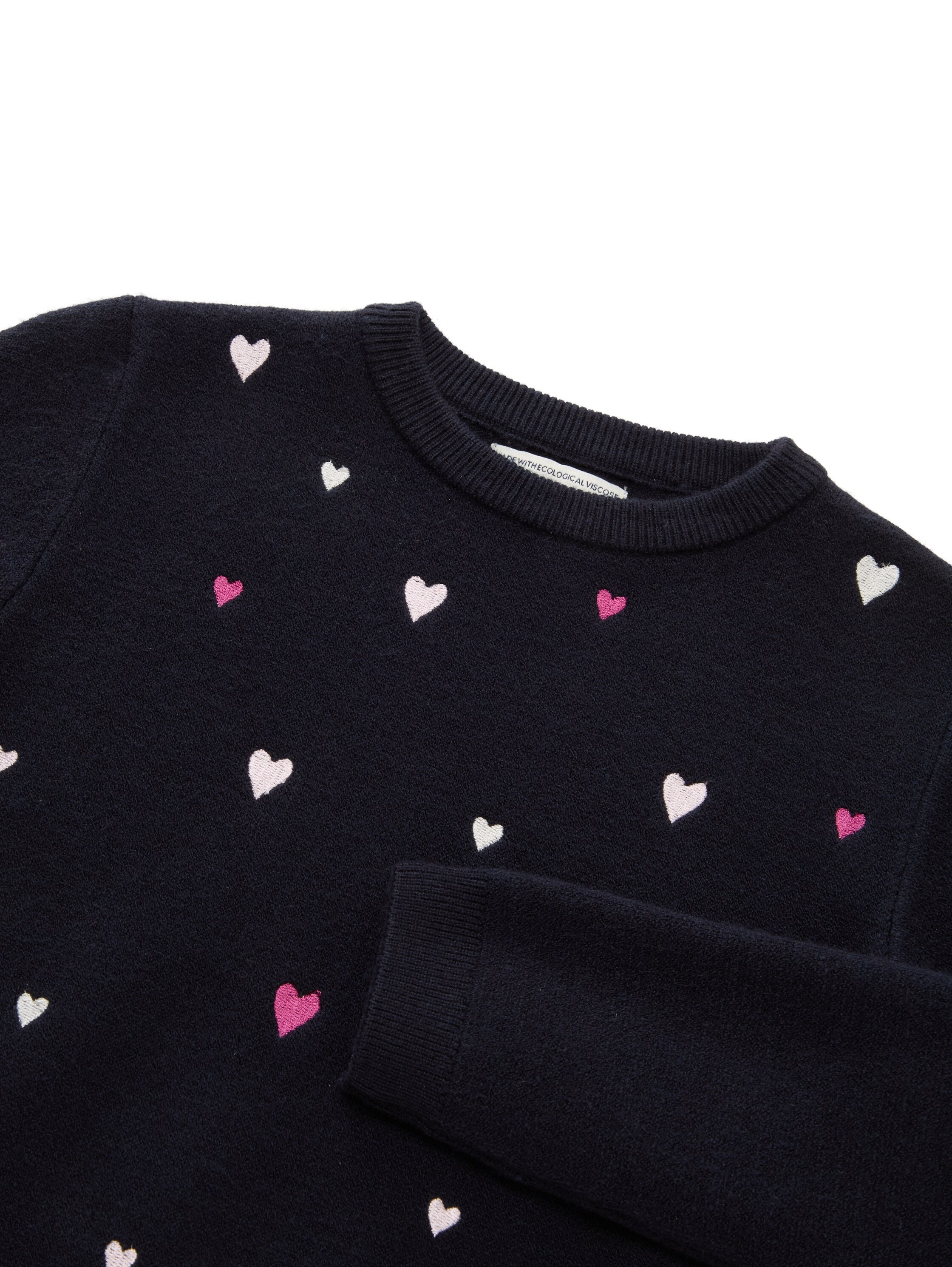 TOM TAILOR Strickpullover mit Herz-Strickereien