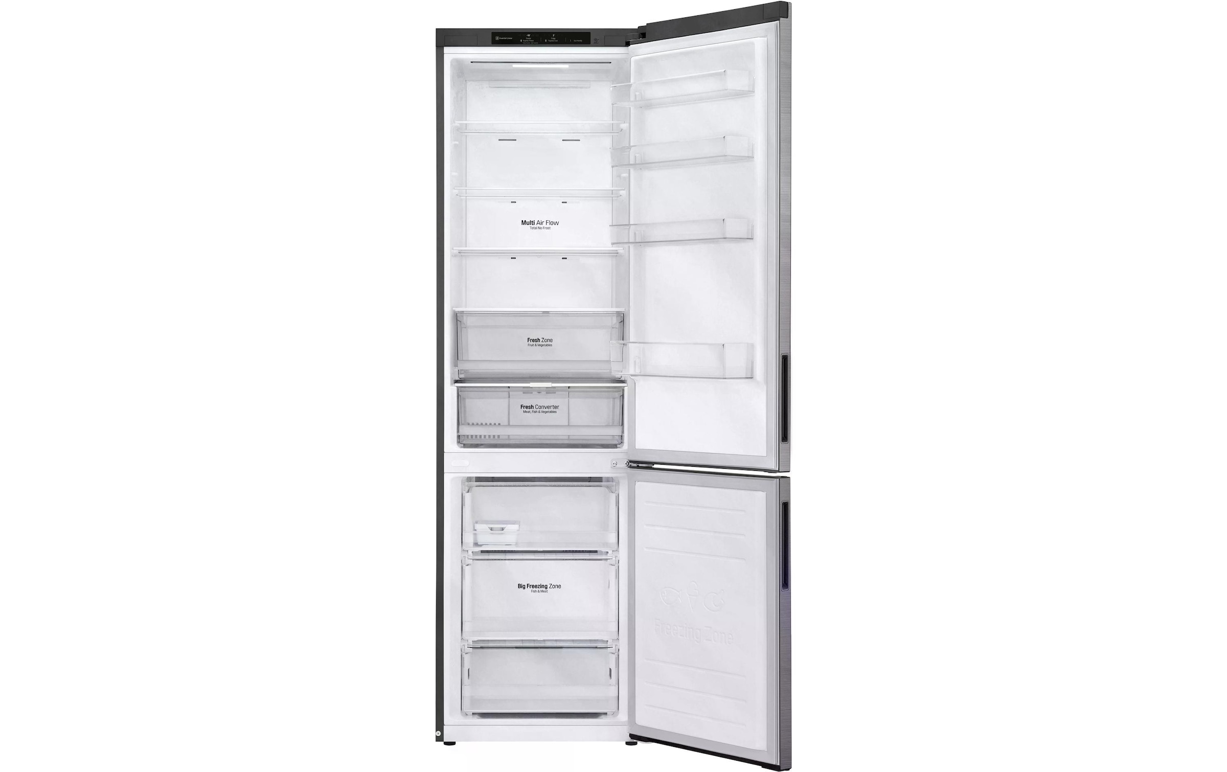 LG Kühl-/Gefrierkombination »GBP62PZNAC« 203 cm hoch 59,5 cm breit