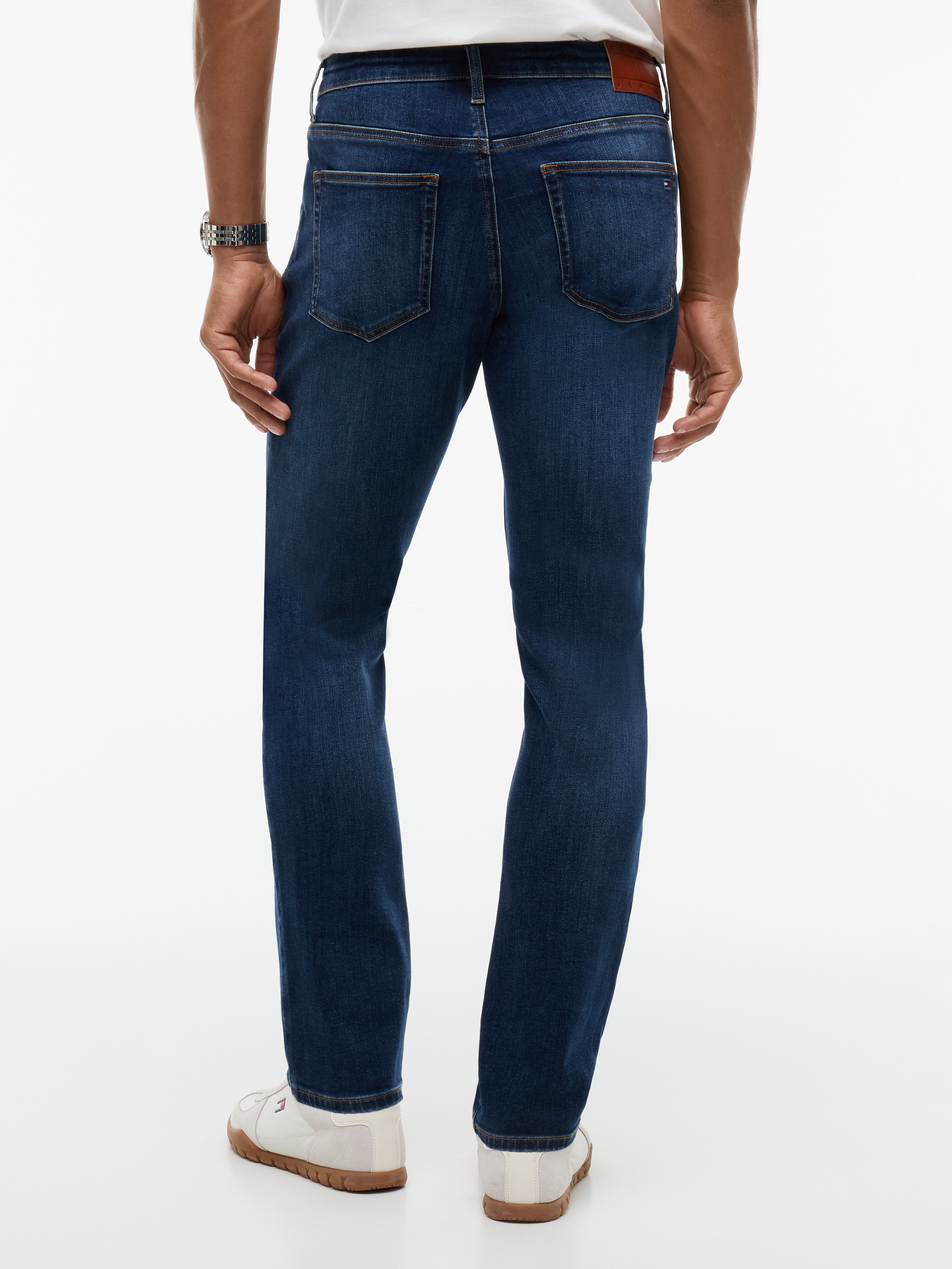 Tommy Jeans Jeans slim »SCANTON SLIM DJ0257« style 5 poches, mélange de coton