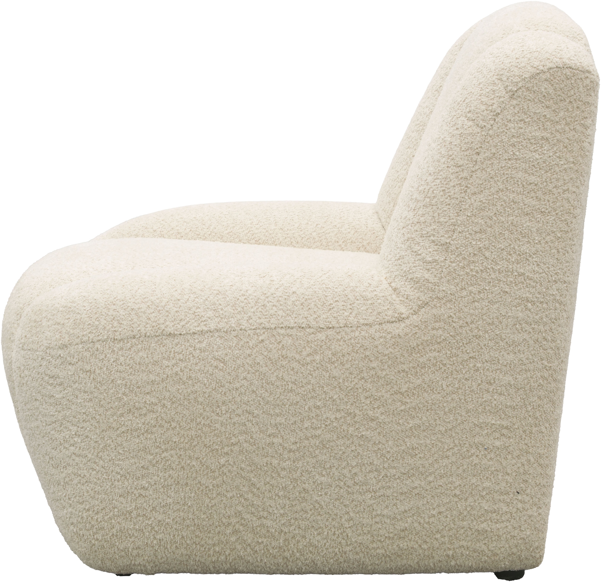 DOMO collection Sessel »Ryos, organische Form« skulpturale Opik, cozy chic