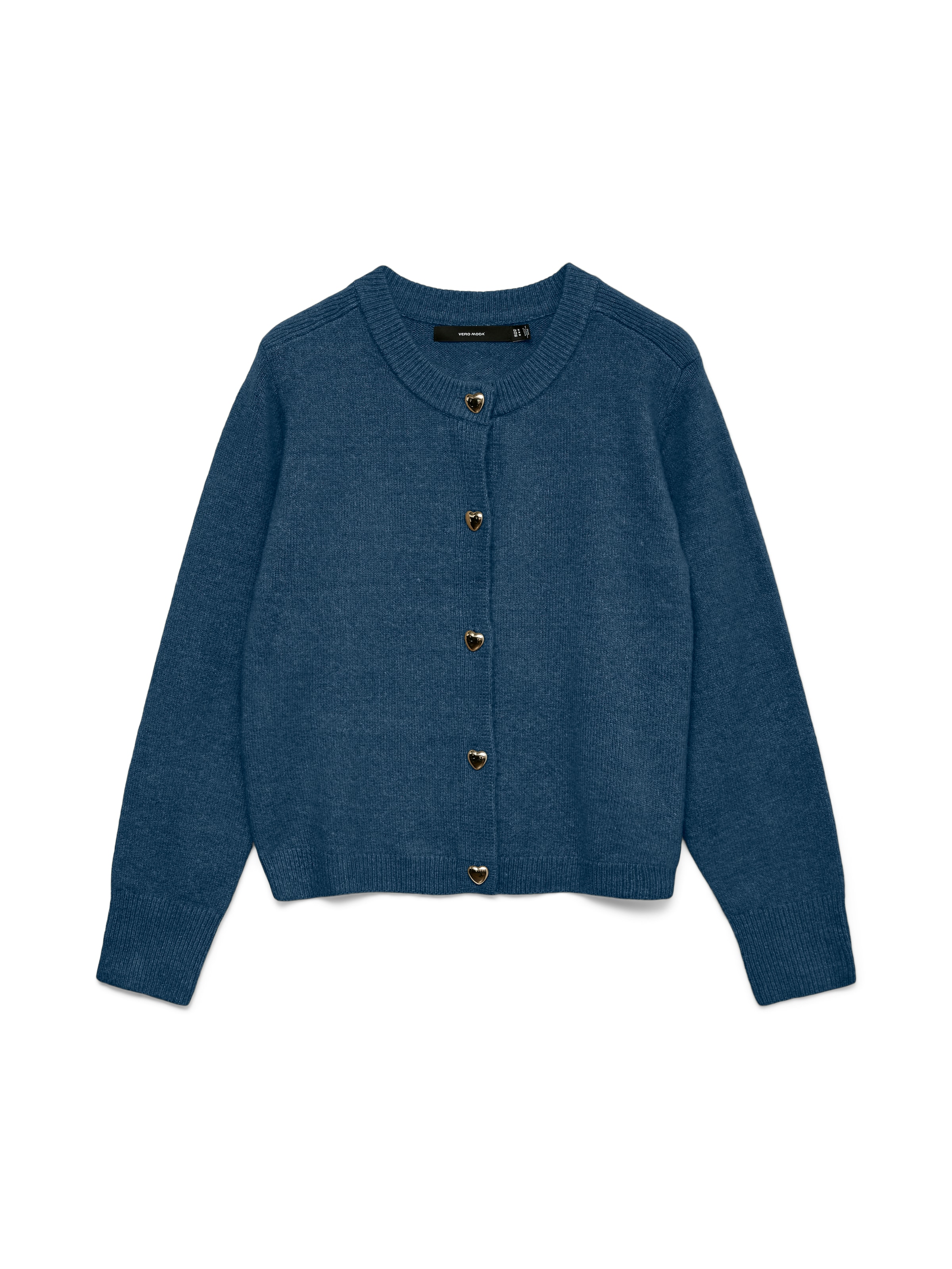 Vero Moda Strickjacke »VMFIONA LS SHORT BUTTON CARDIGAN GA BOO« mit Wolle und Stretch