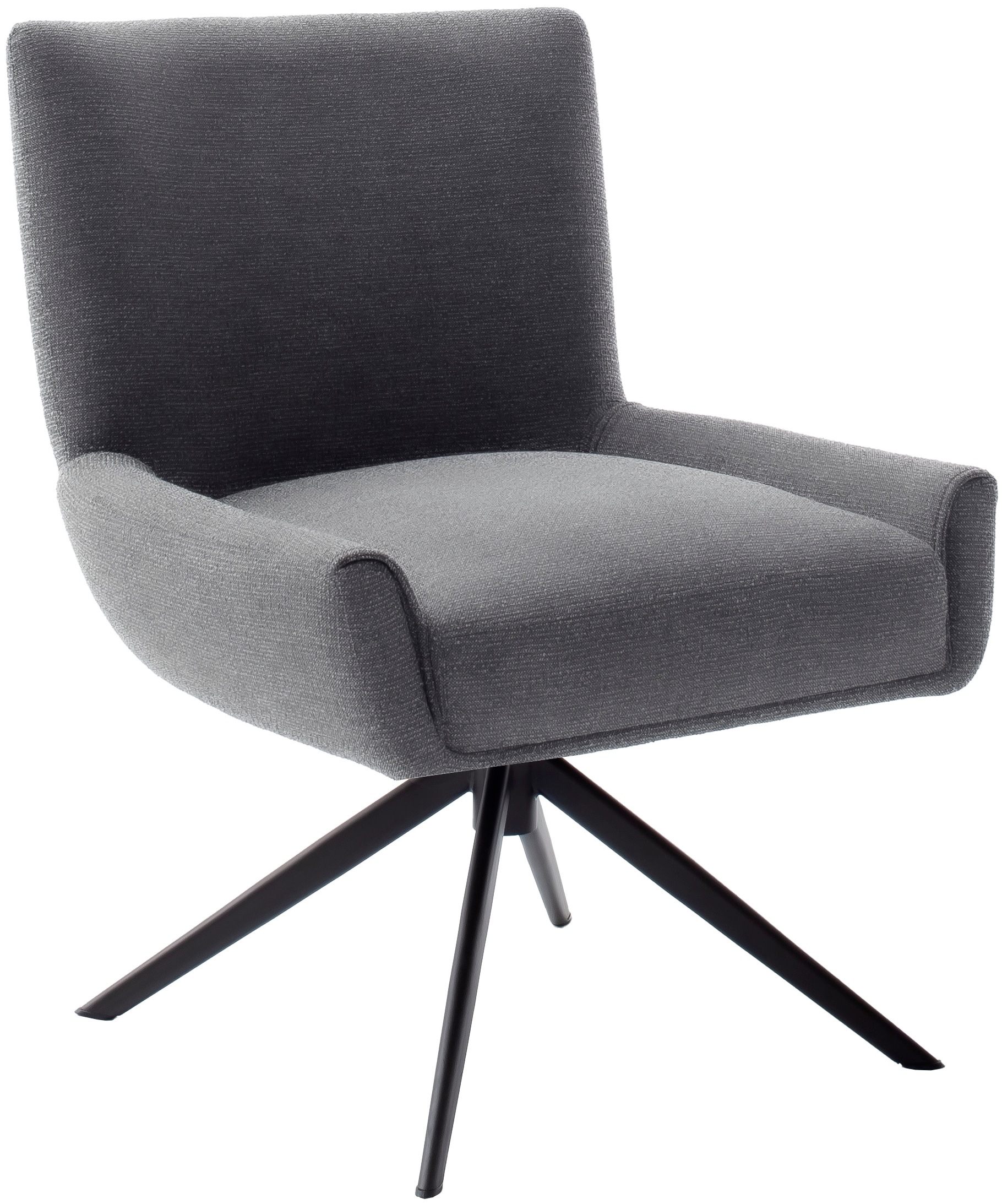 MCA furniture 4-Fussstuhl »WILSON Esszimmerstuhl, Armlehnstuhl, Polsterstuhl, modern«, (Set), 1 St., Flachgewebe, Stuhl, Armlehnenstuhl, drehbar, Taschenfederkern, belastbar 160 kg,XXL