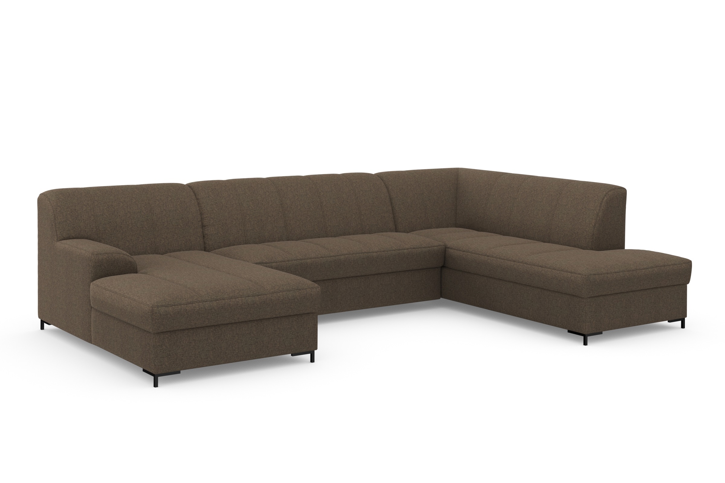 INOSIGN Wohnlandschaft »Balme, moderne Formensprache, zeitloses Design, U-Form«, Inkl. Zierkissen, wahlweise mit Bettfunktion