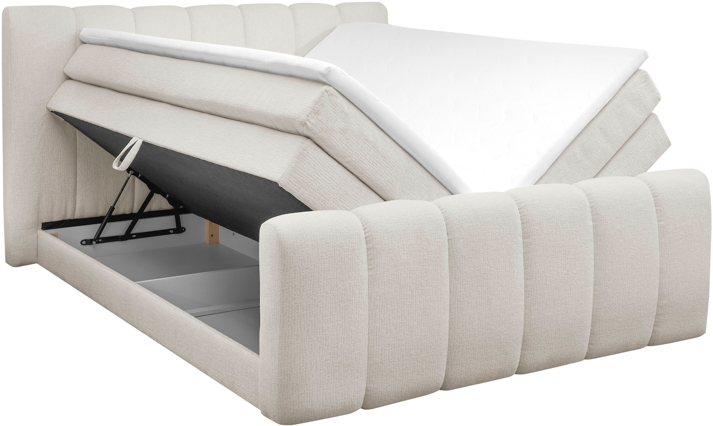 ED EXCITING DESIGN Lit boxspring »Chuck«