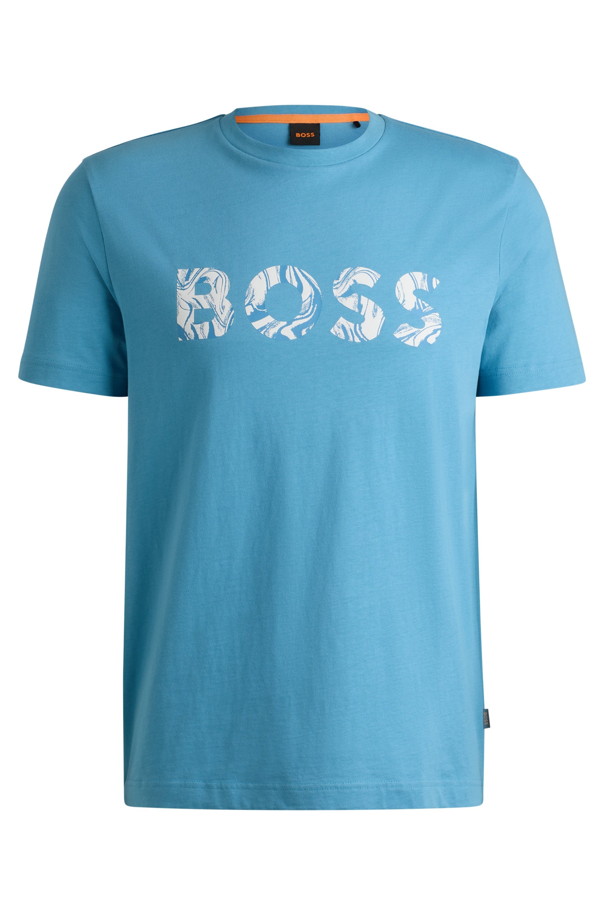 T-Shirt »Te_Bossocean«, mit grossem Logodruck