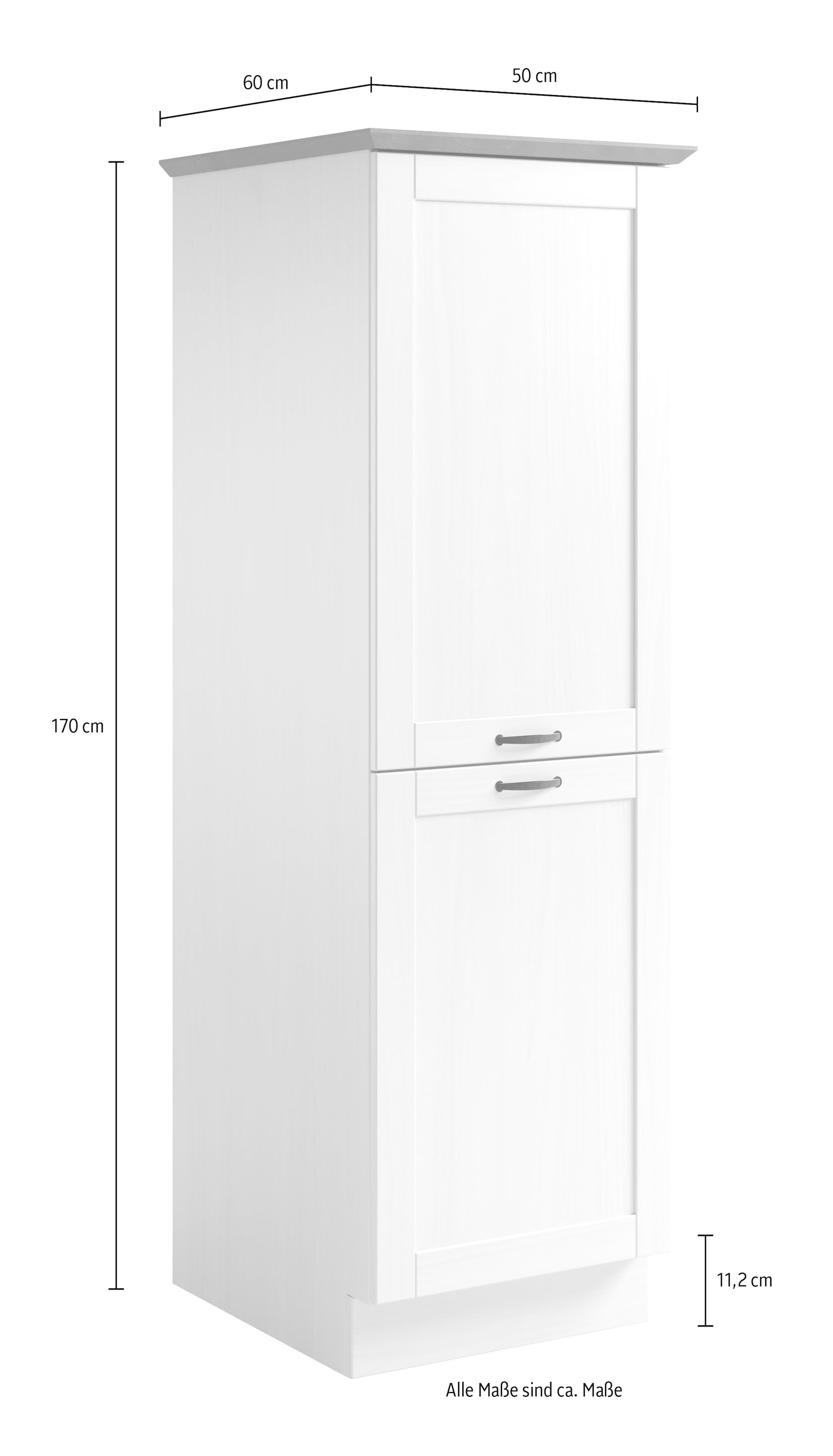 Home affaire Armoire à provisions »Teramo« Breite 50 cm, mit 2 Türen, 2 Einlegeböden
