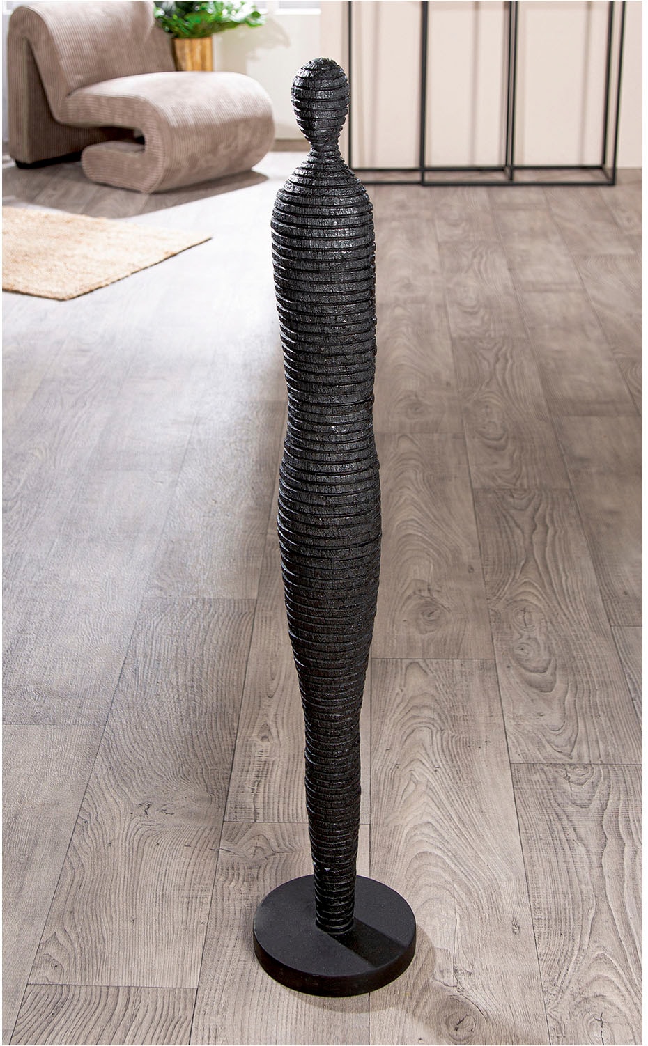 Casablanca by Gilde Dekofigur »Skulptur gross Lorient schwarz«