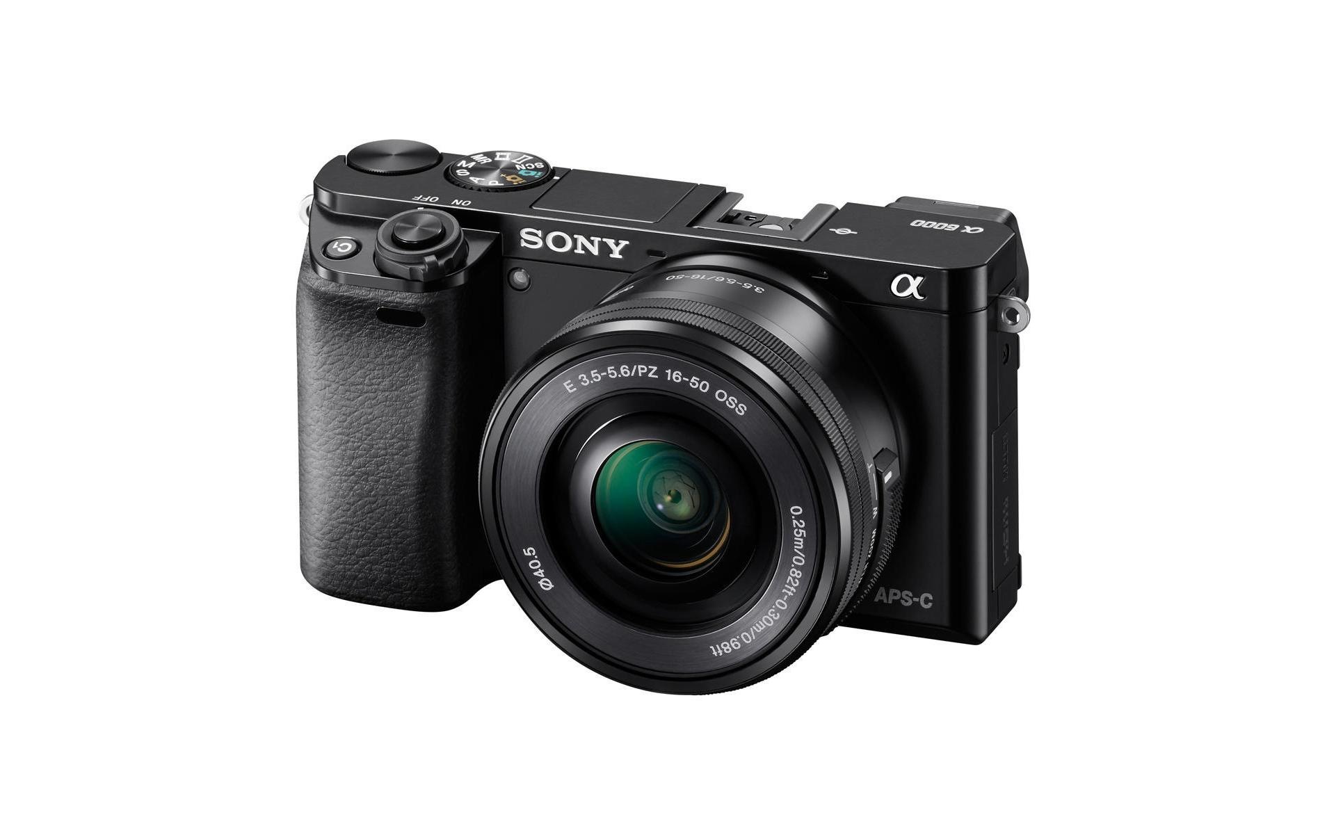 Sony Objektivkamera »Alpha 6000 Kit 16-50 Schwarz«