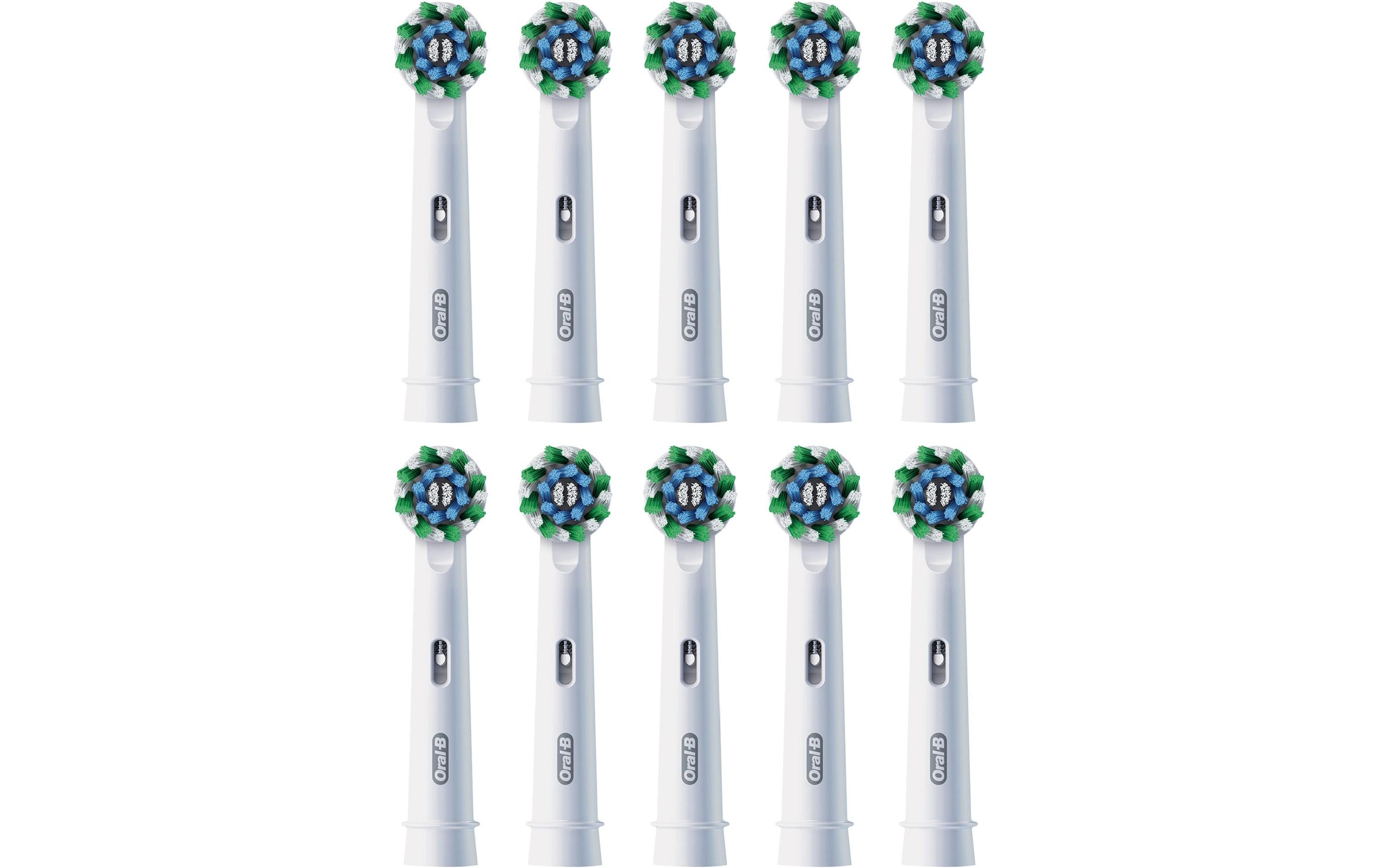 Image of Oral-B Aufsteckbürsten "Pro CrossAction" Zahnreinigung mit innovativen X-förmigen Borsten