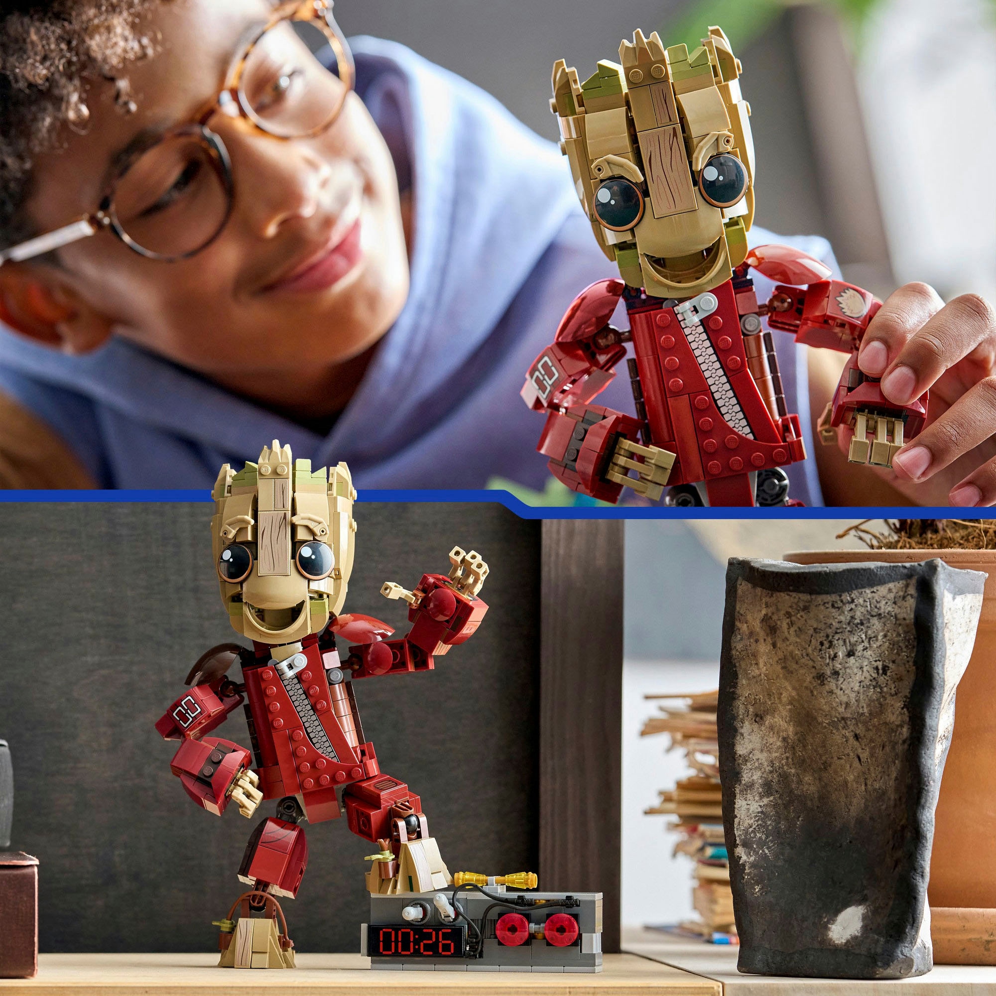 LEGO® Konstruktionsspielsteine »Groot im Ravager-Outfit (76341), LEGO Super Heroes« Made in Europe