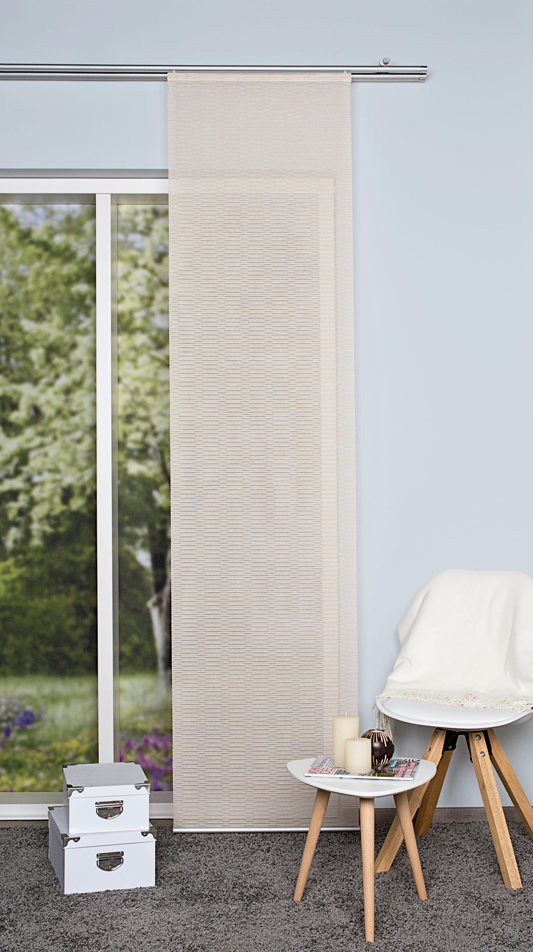 Image of HOME WOHNIDEEN Schiebegardine »LOGAN«, HxB: 245x60 bei Ackermann Versand Schweiz