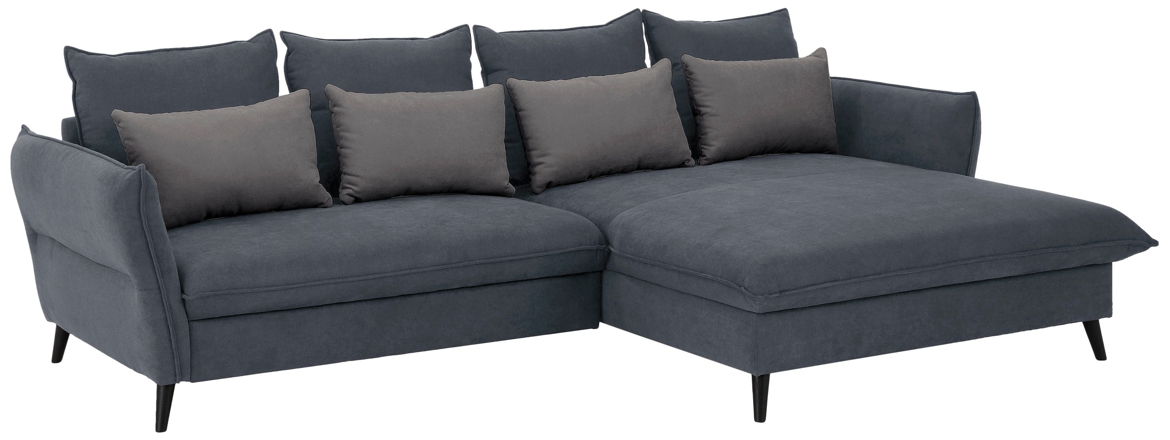 Home affaire Ecksofa »Tirano, moderne Optik, komfortabel, Breite 274cm,L-Form«, wahlweise mit Bettfunktion und Bettkasten