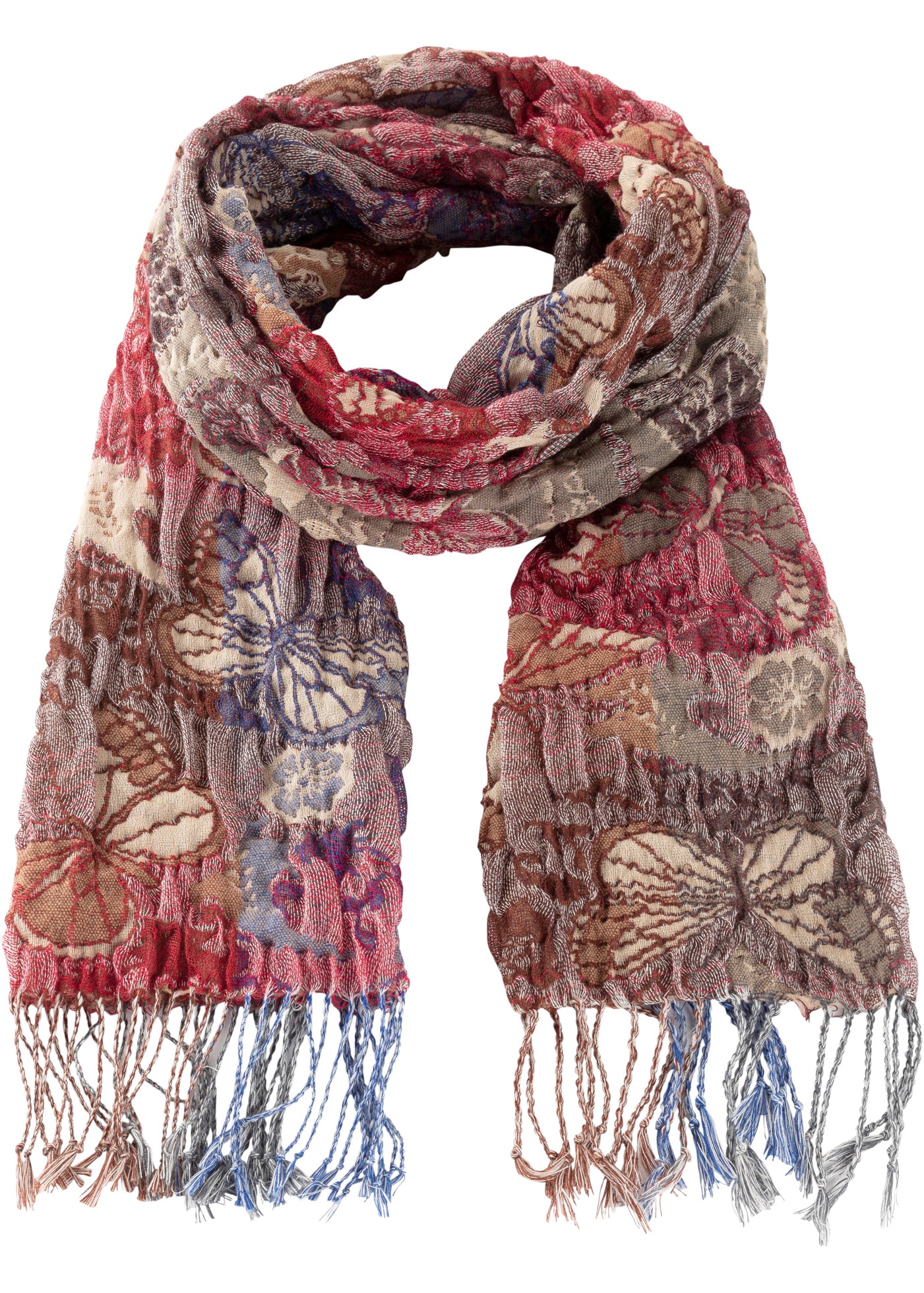 Image of bonprix Schal feminin geschnitten, aus Polyester und Elasthan